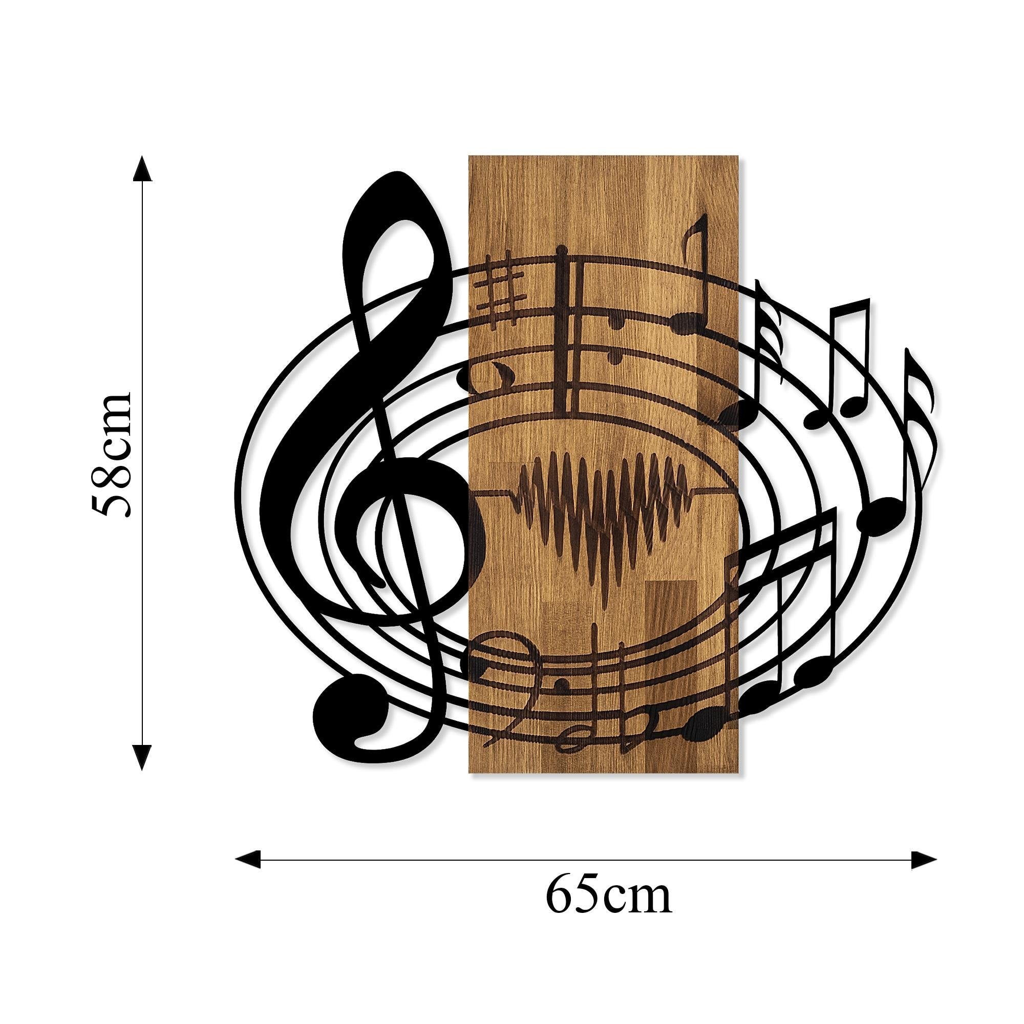 MA-362 Ahşap Metal Duvar Tablosu | ByLamp
