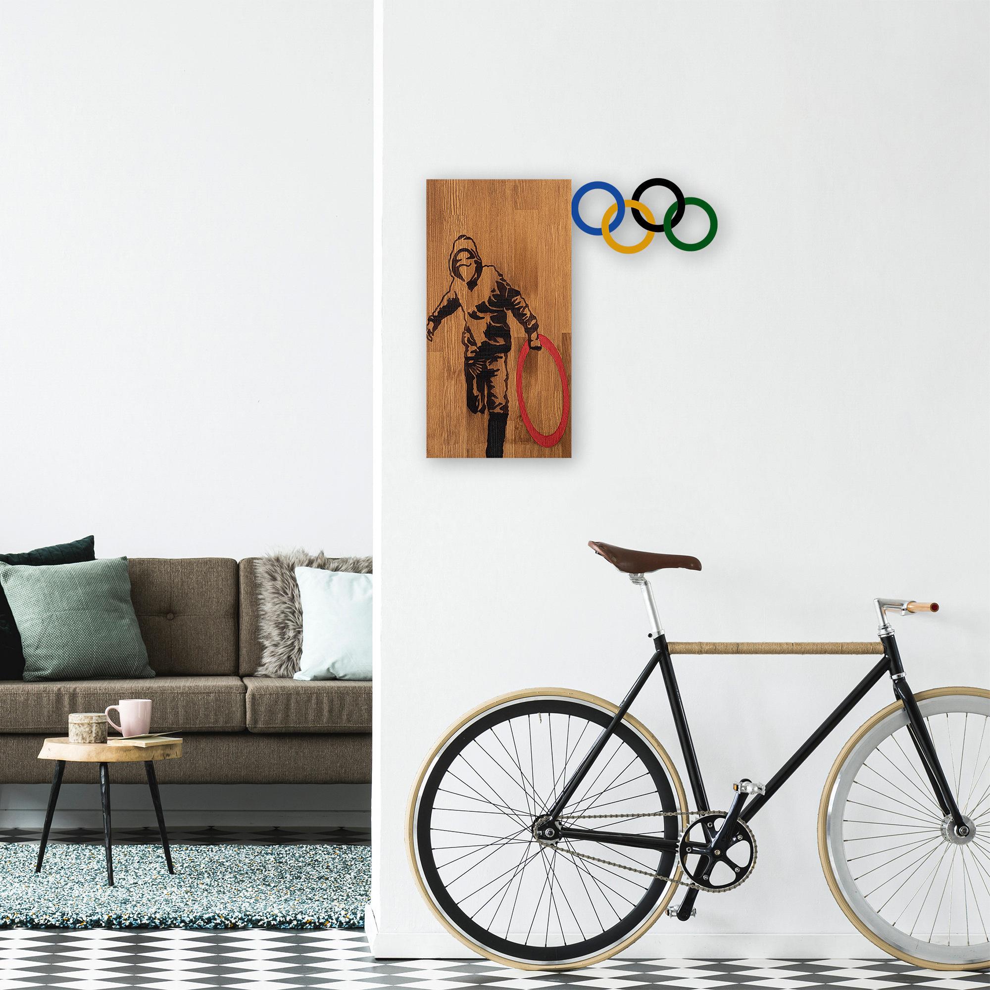 MA-365 Ahşap Metal Duvar Tablosu | ByLamp