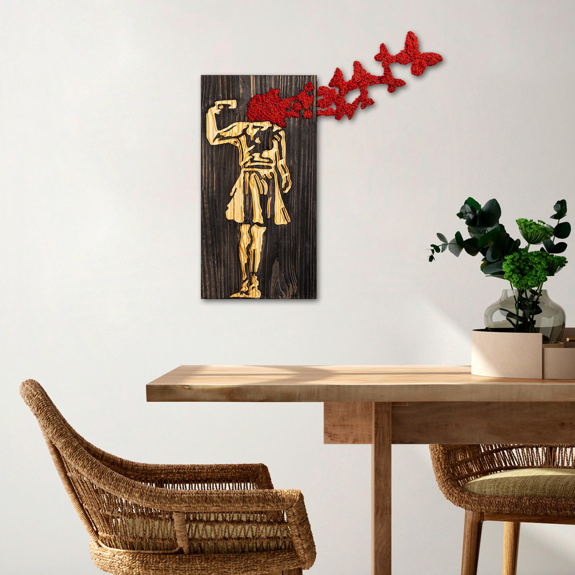 MA-367-A Dekoratif Yosun Duvar Tablosu | ByLamp