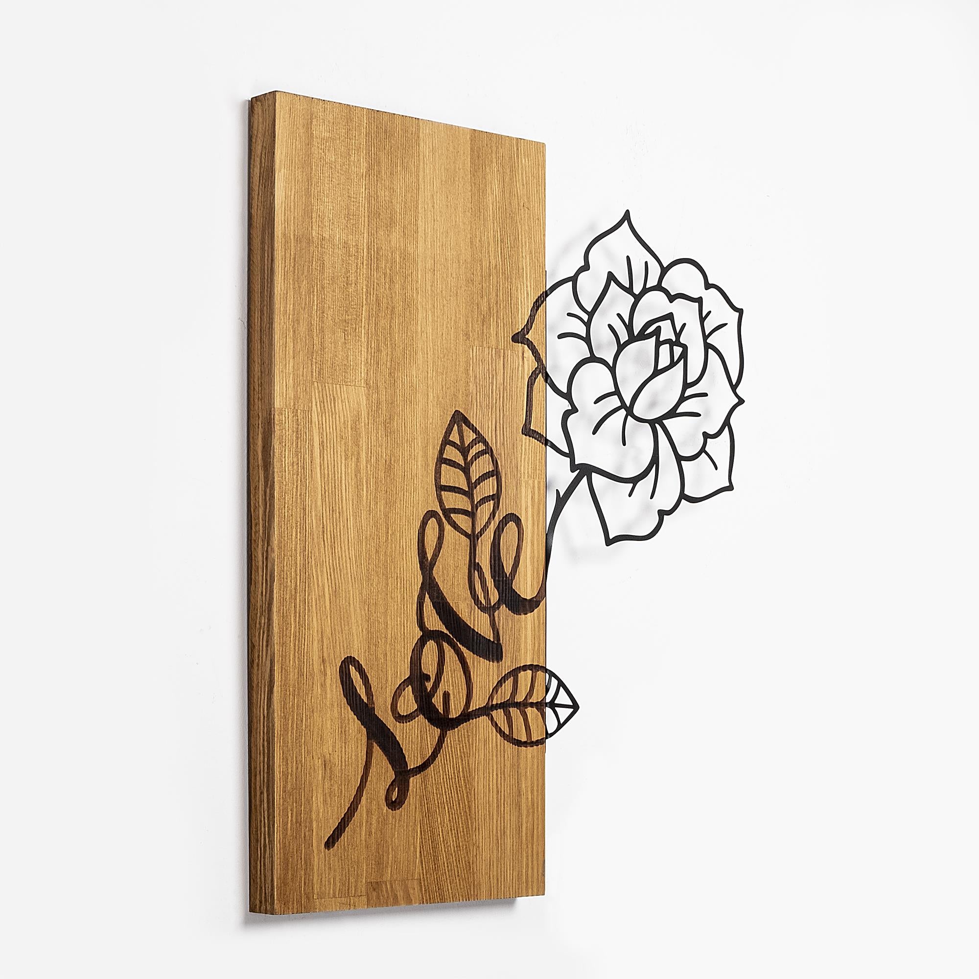 MA-370 Ahşap Metal Duvar Tablosu | ByLamp