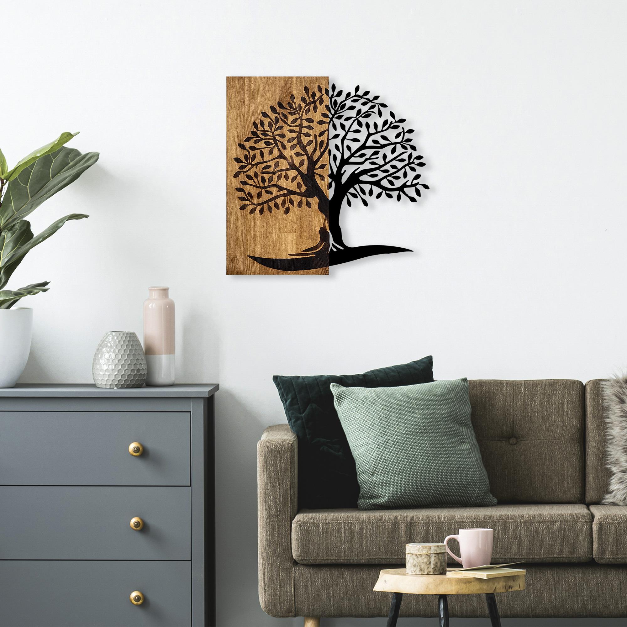 MA-374 Ahşap Metal Duvar Tablosu | ByLamp