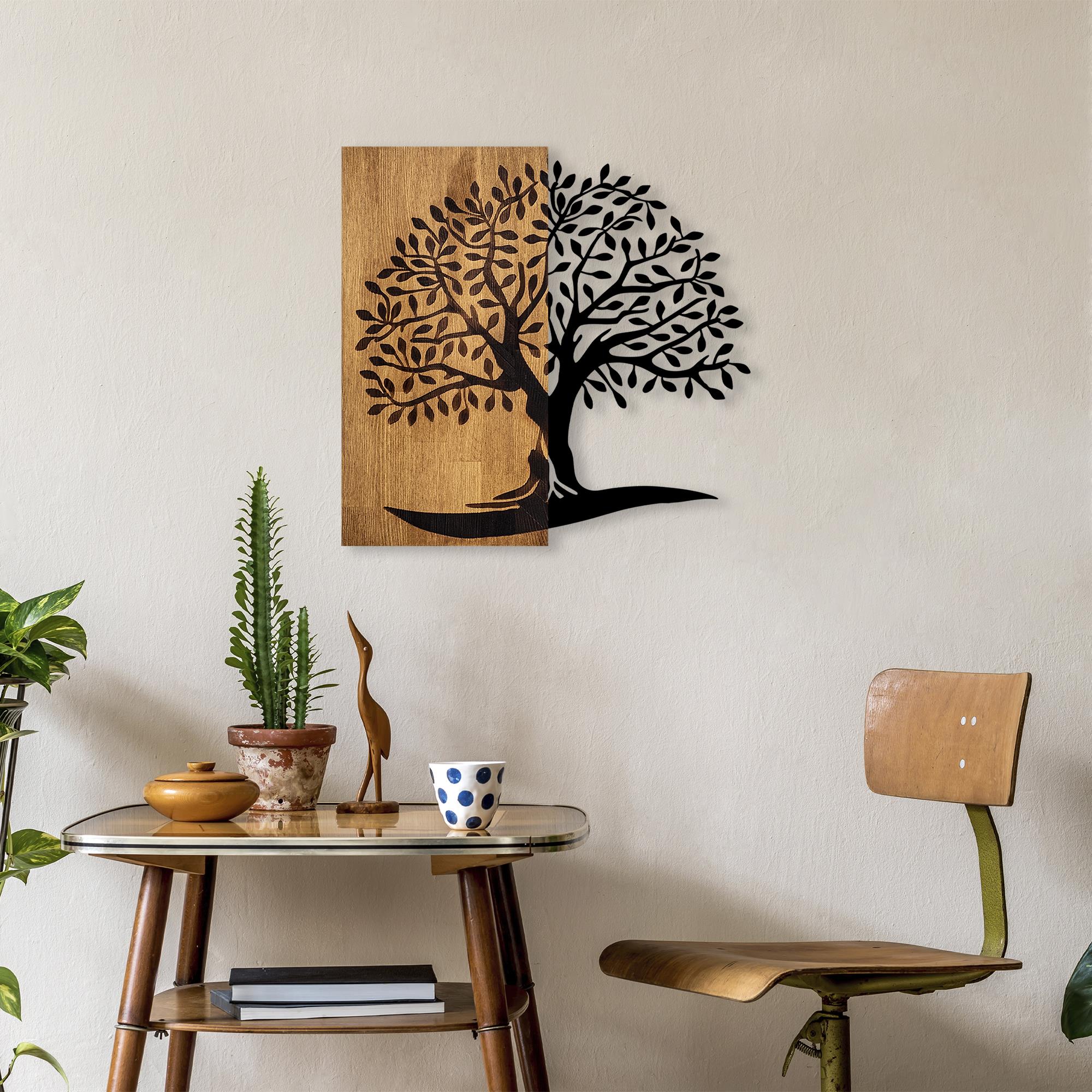 MA-374 Ahşap Metal Duvar Tablosu | ByLamp