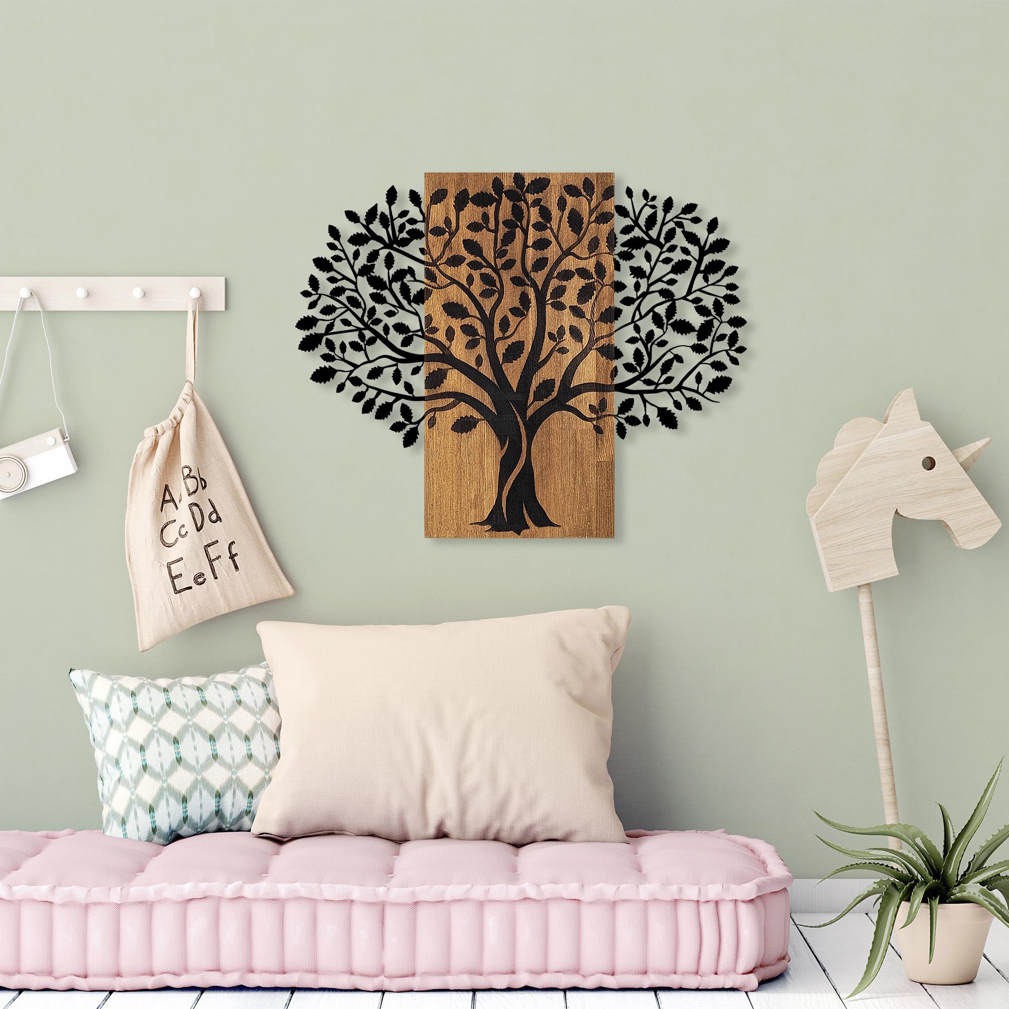 MA-378 Ahşap Metal Duvar Tablosu | ByLamp