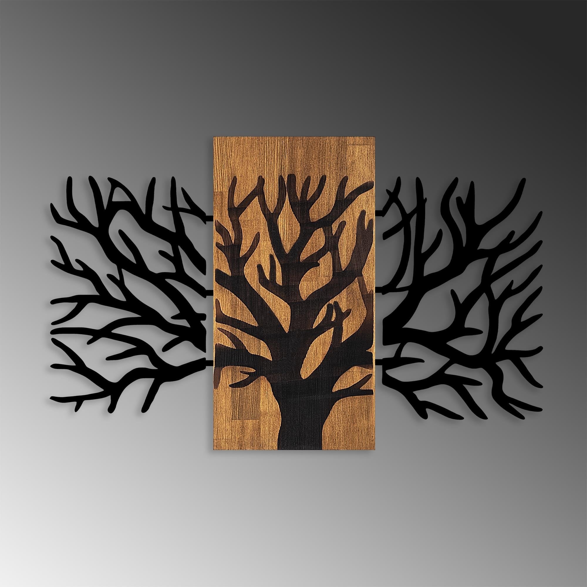 MA-381 Ahşap Metal Duvar Tablosu | ByLamp