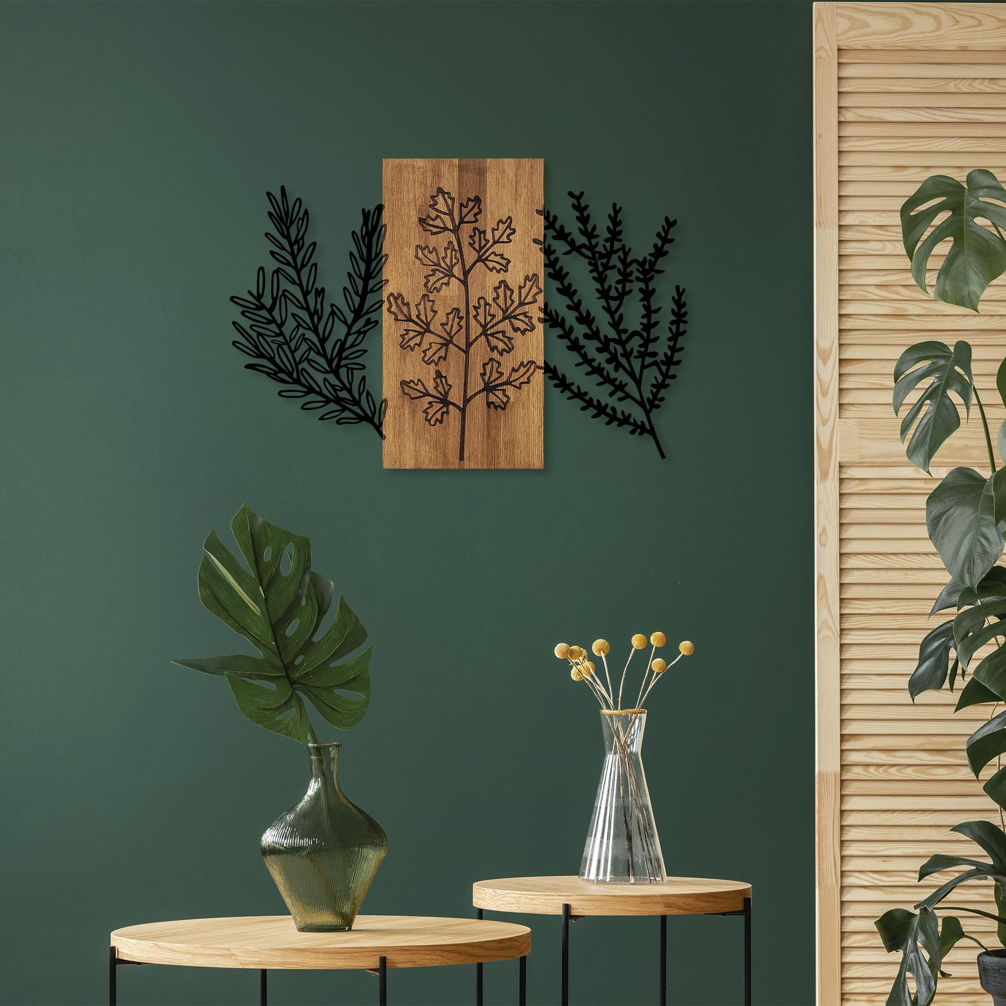 MA-385 Ahşap Metal Duvar Tablosu | ByLamp