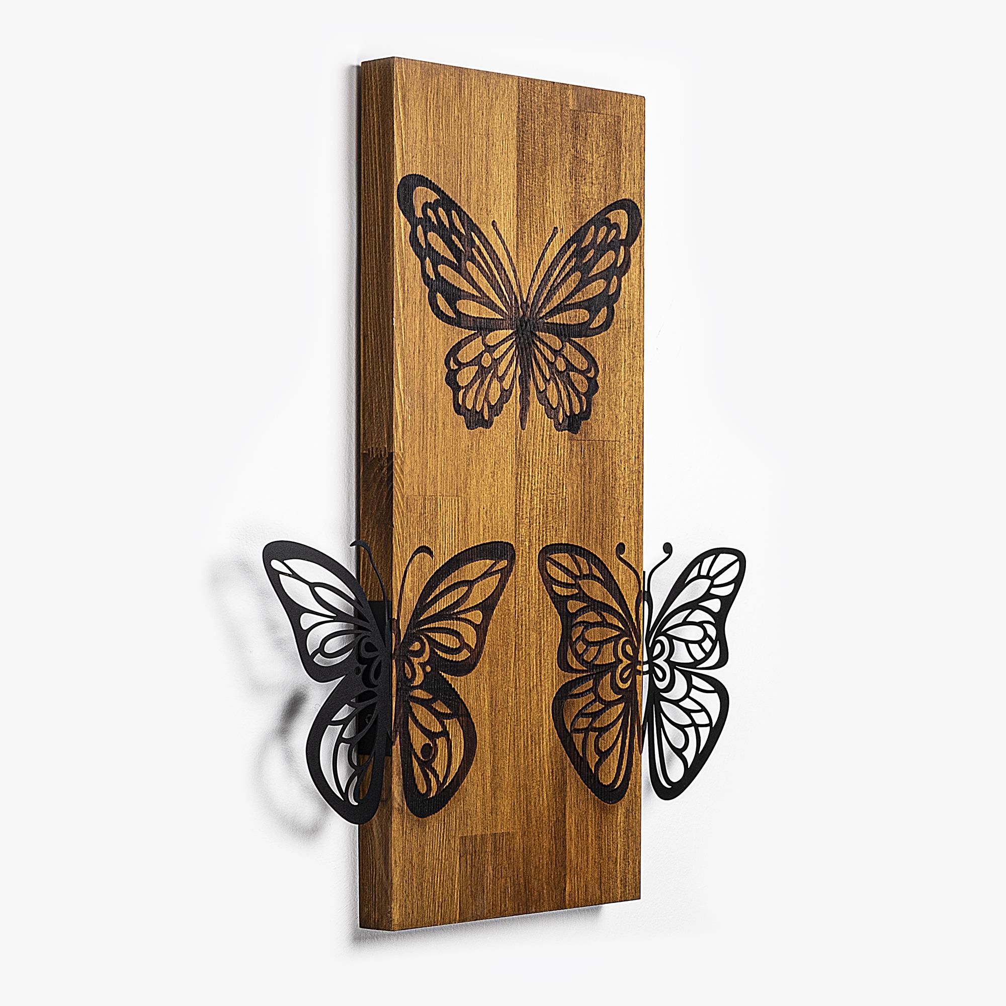 MA-389 Ahşap Metal Duvar Tablosu | ByLamp