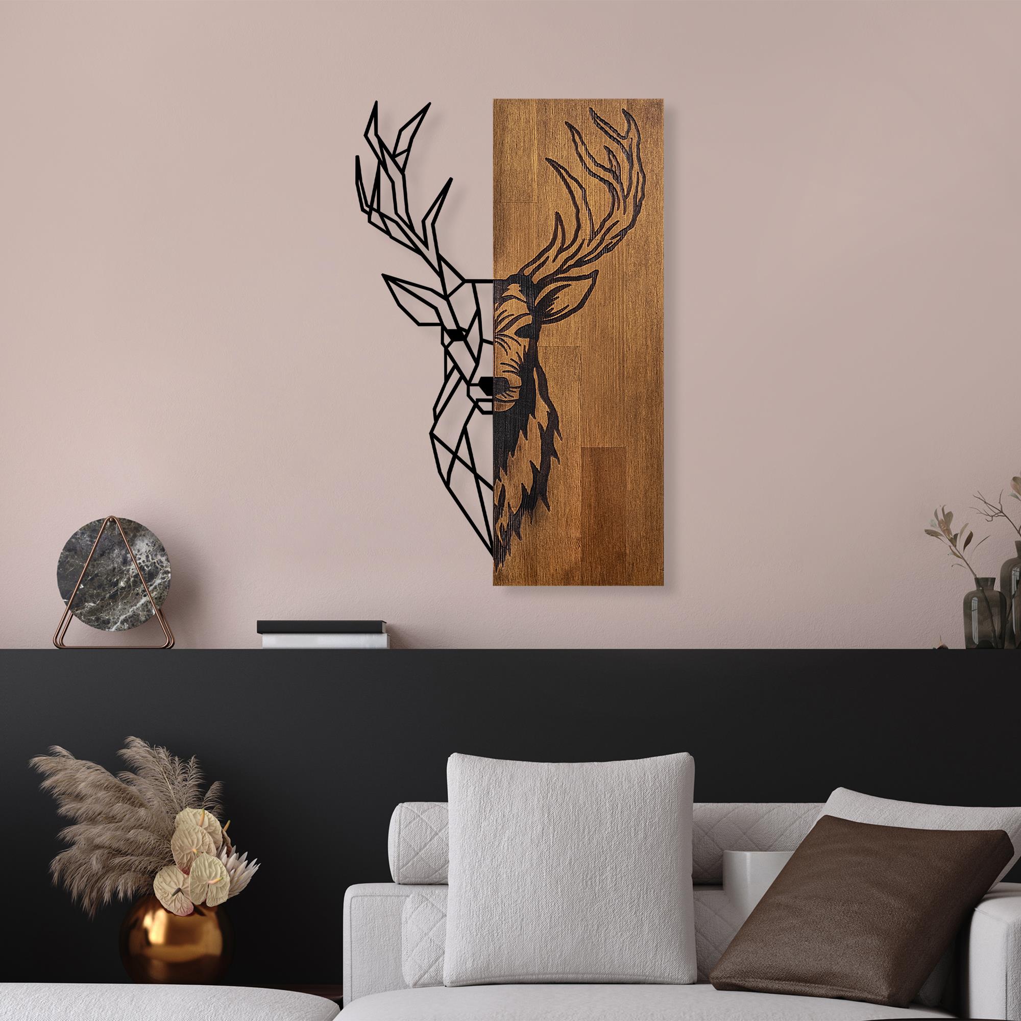 MA-393 Ahşap Metal Duvar Tablosu | ByLamp