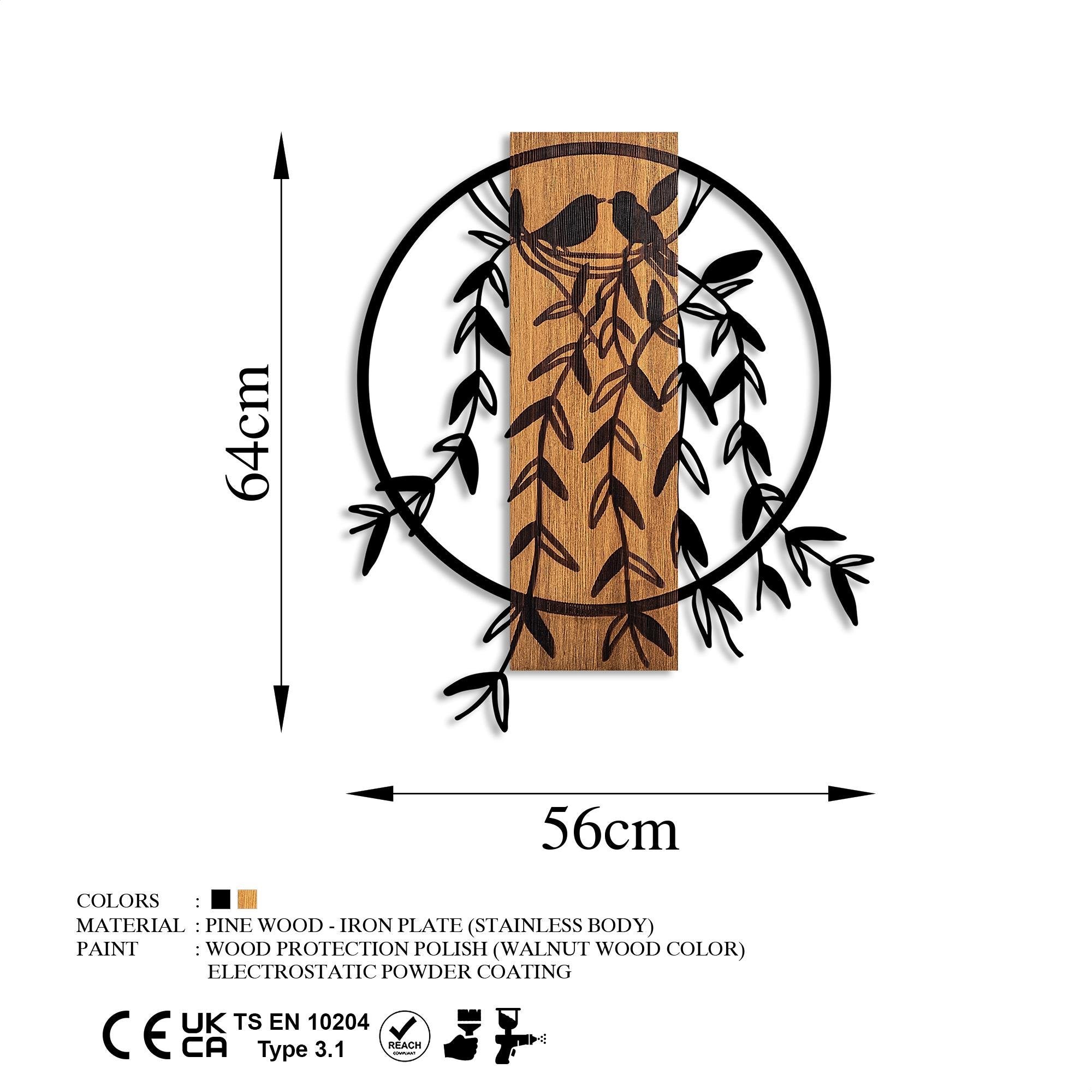 MA-400 Ahşap Metal Duvar Tablosu | ByLamp