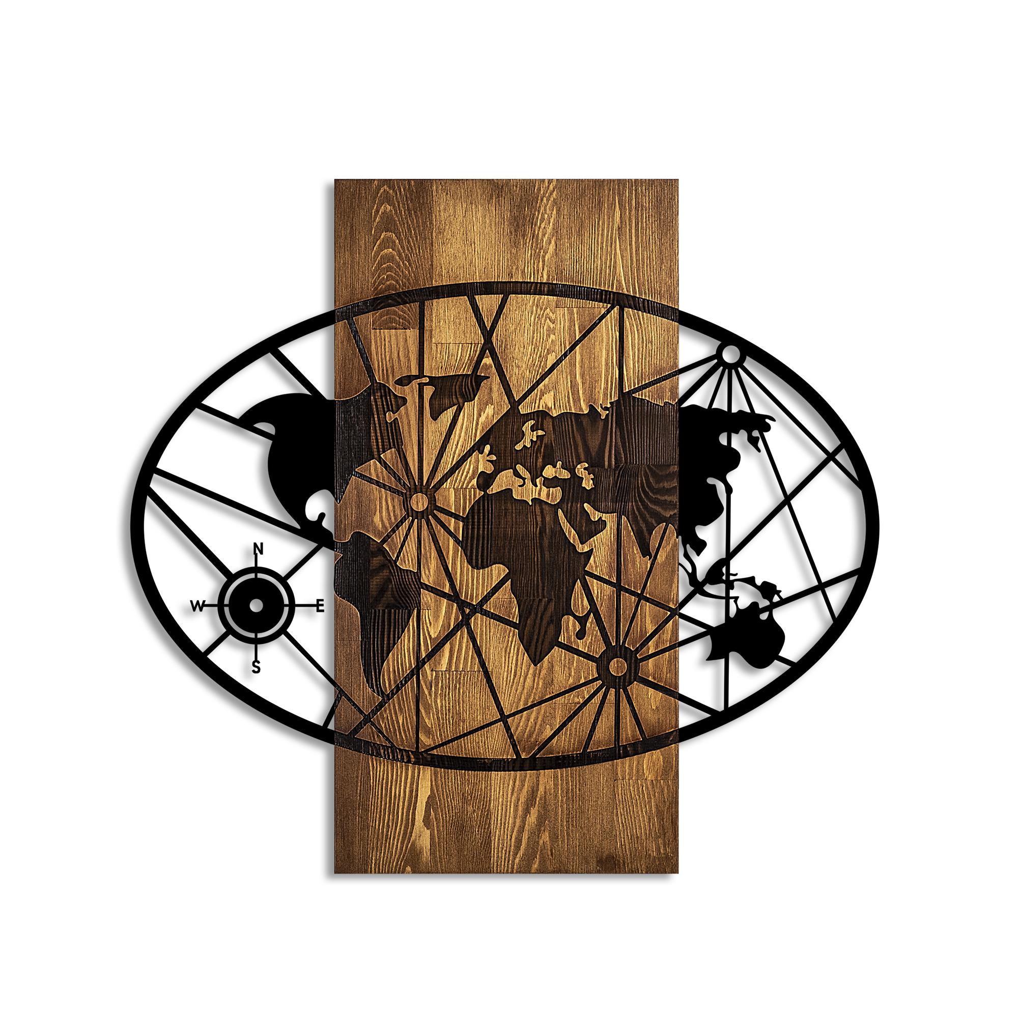 MA-420 Ahşap Metal Duvar Tablosu | ByLamp