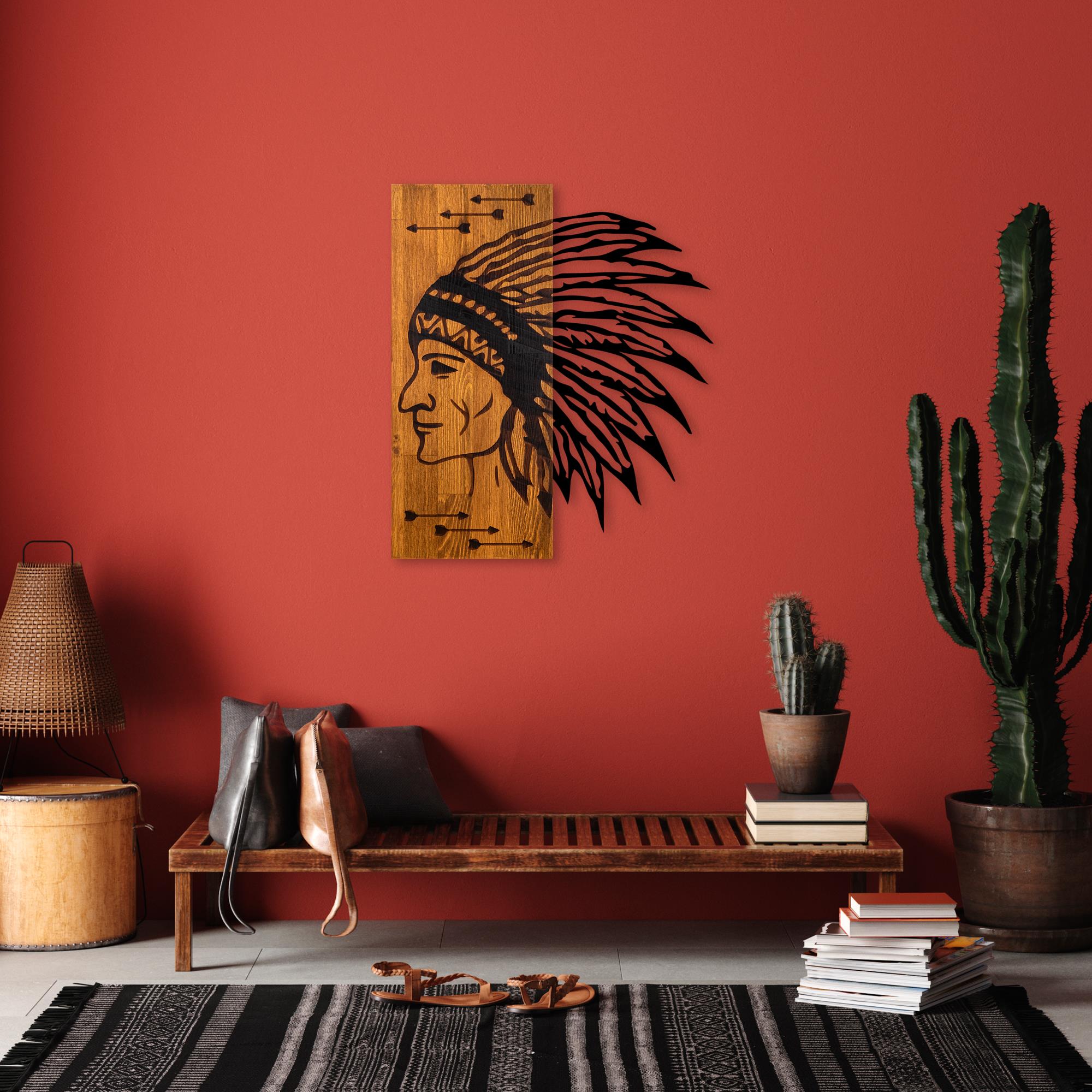 MA-429 Ahşap Metal Duvar Tablosu | ByLamp