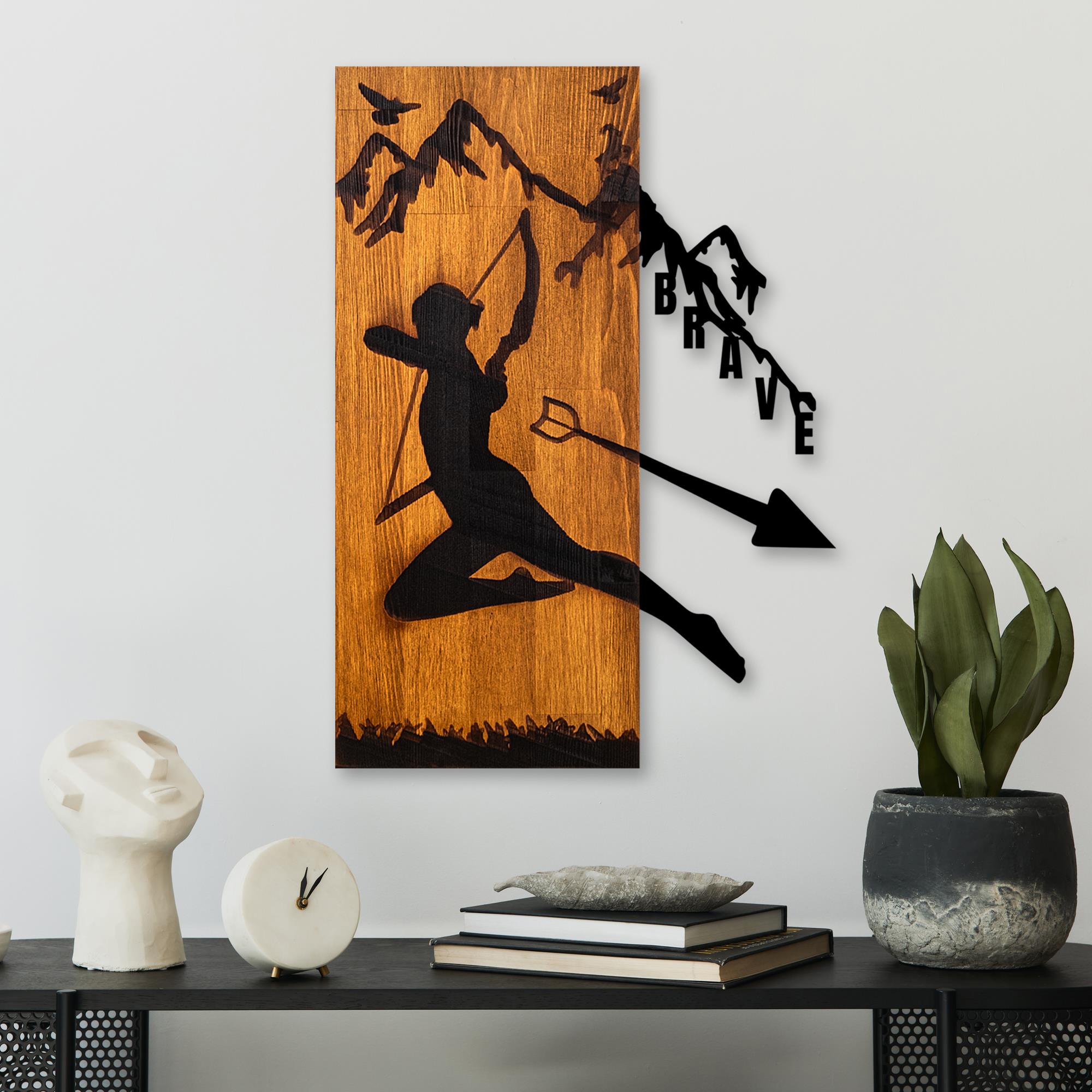 MA-430 Ahşap Metal Duvar Tablosu | ByLamp