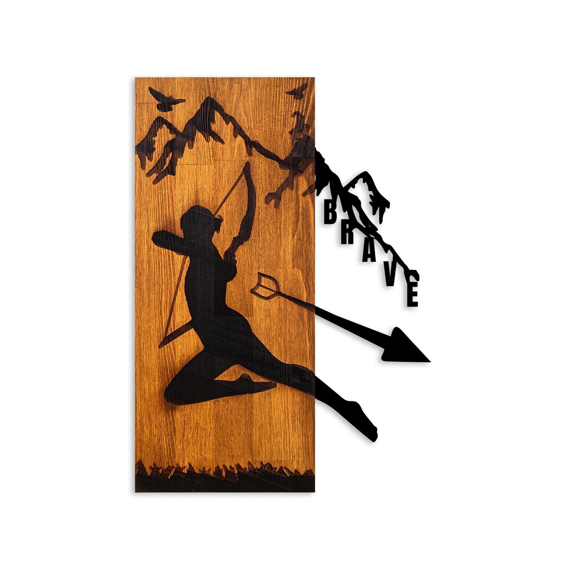 MA-430 Ahşap Metal Duvar Tablosu | ByLamp