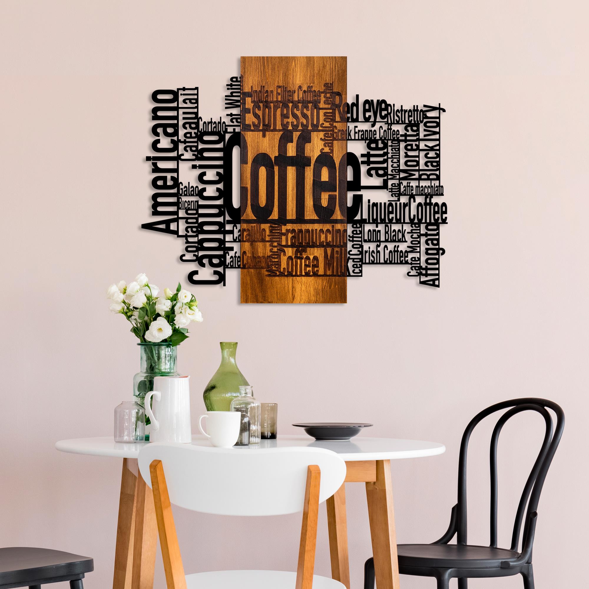 MA-431 Ahşap Metal Duvar Tablosu | ByLamp