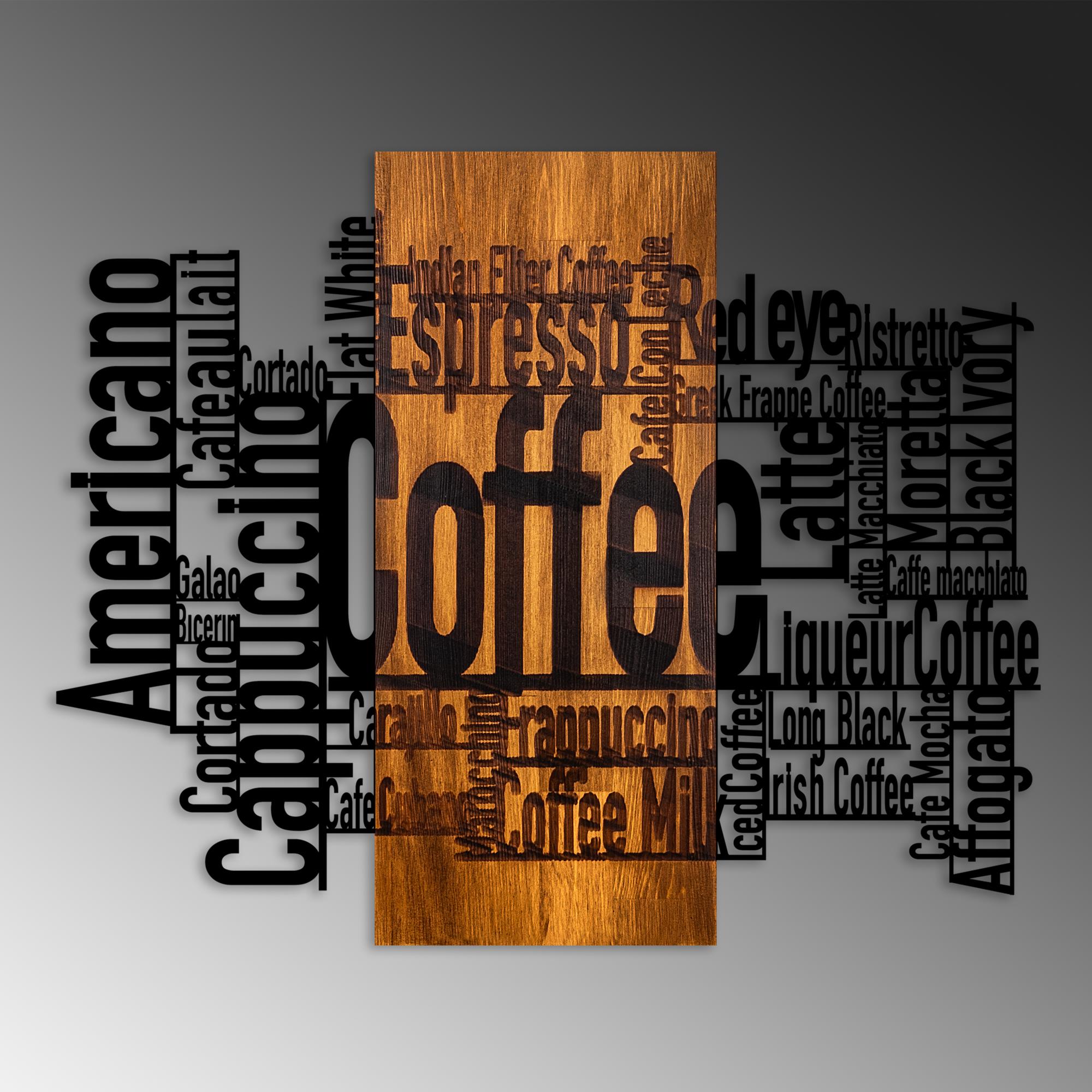 MA-431 Ahşap Metal Duvar Tablosu | ByLamp