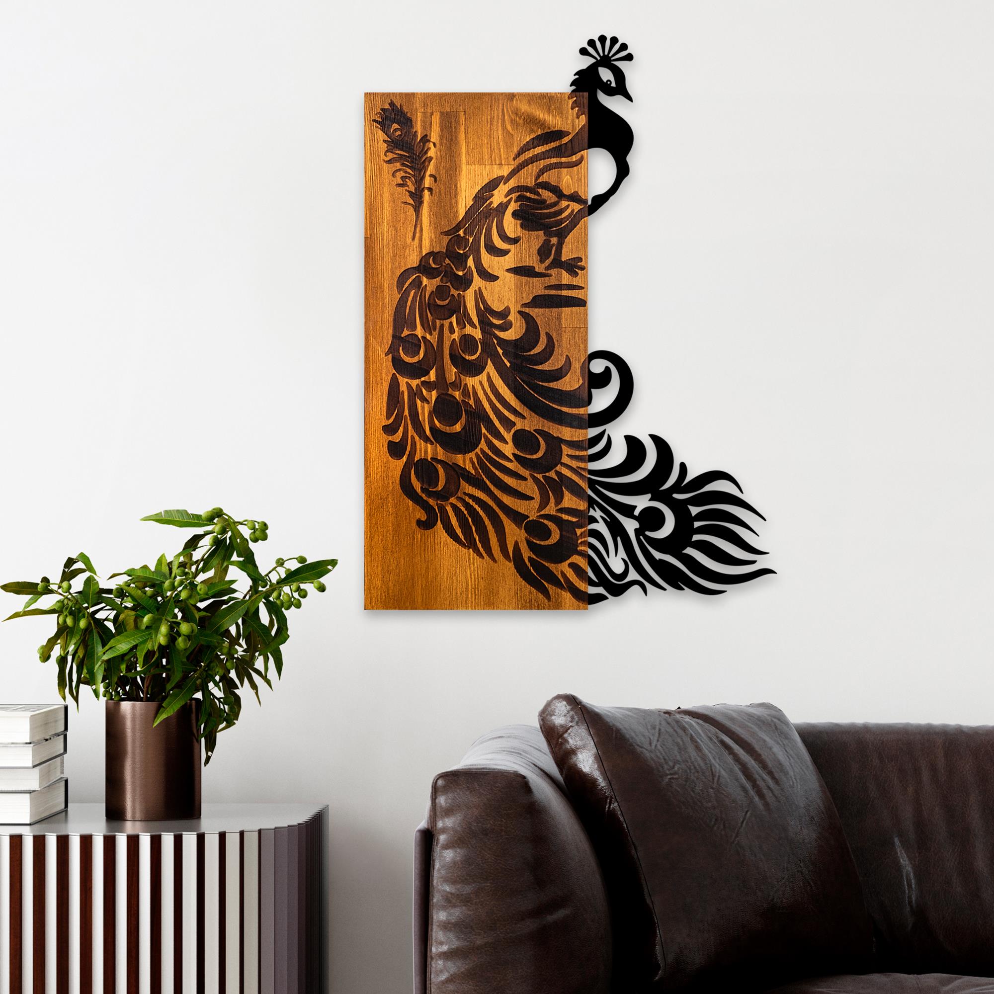 MA-432 Ahşap Metal Duvar Tablosu | ByLamp