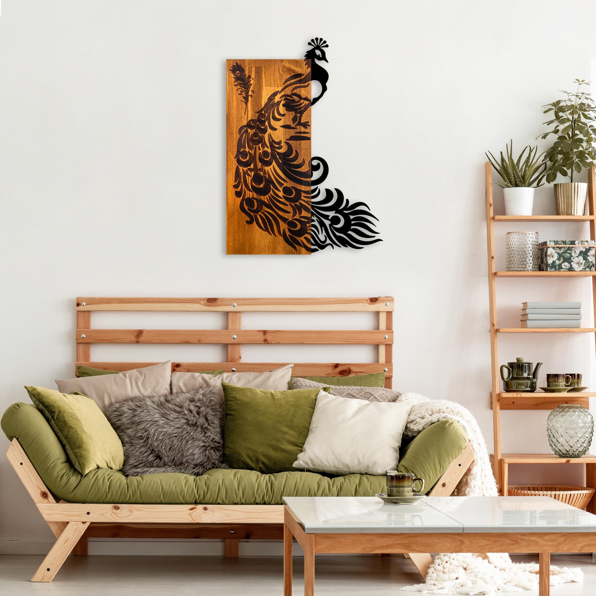 MA-432 Ahşap Metal Duvar Tablosu | ByLamp