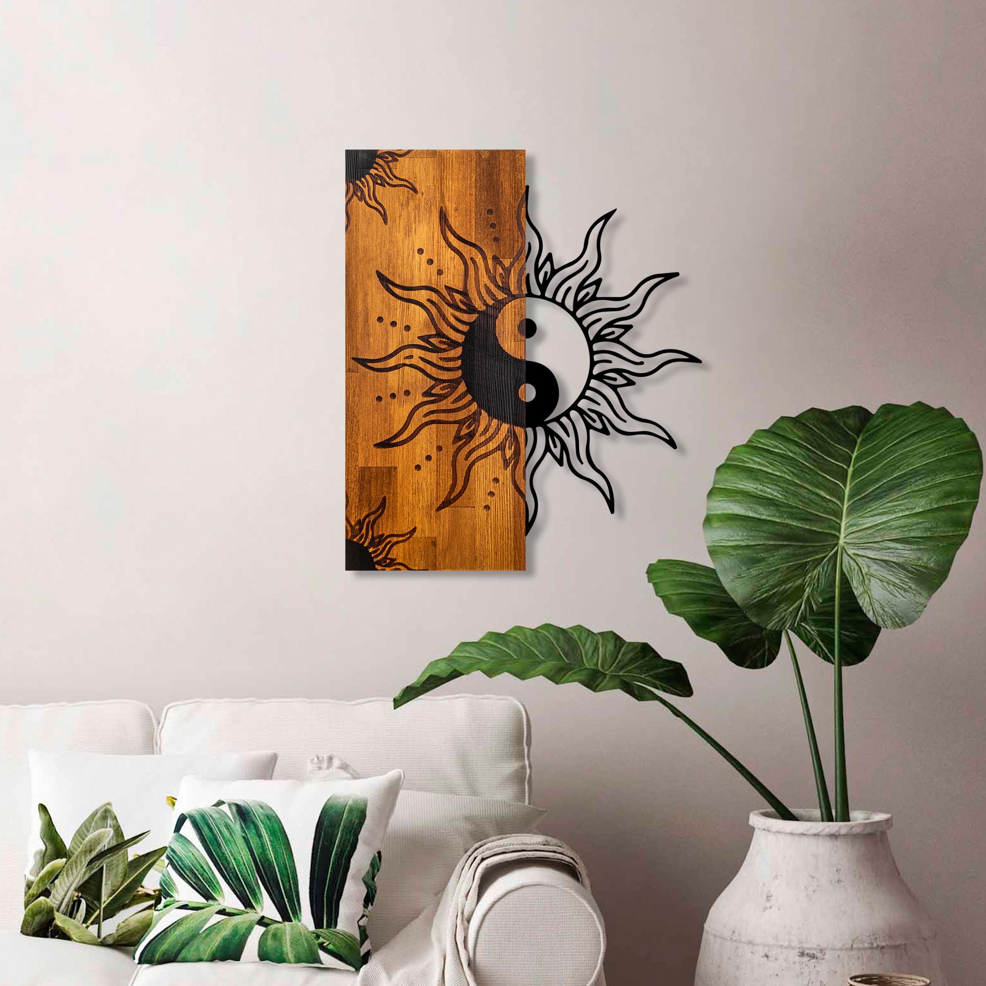 MA-436 Ahşap Metal Duvar Tablosu | ByLamp