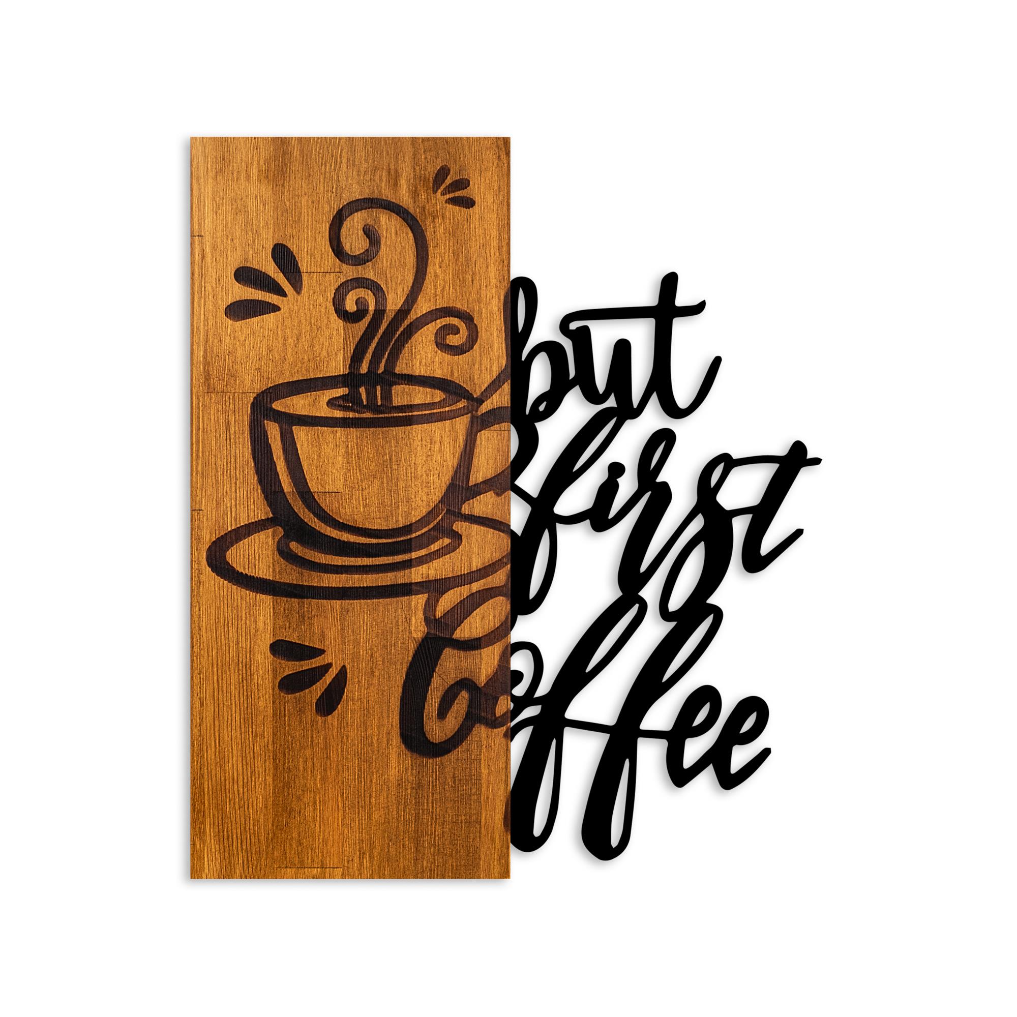 MA-437 Ahşap Metal Duvar Tablosu | ByLamp