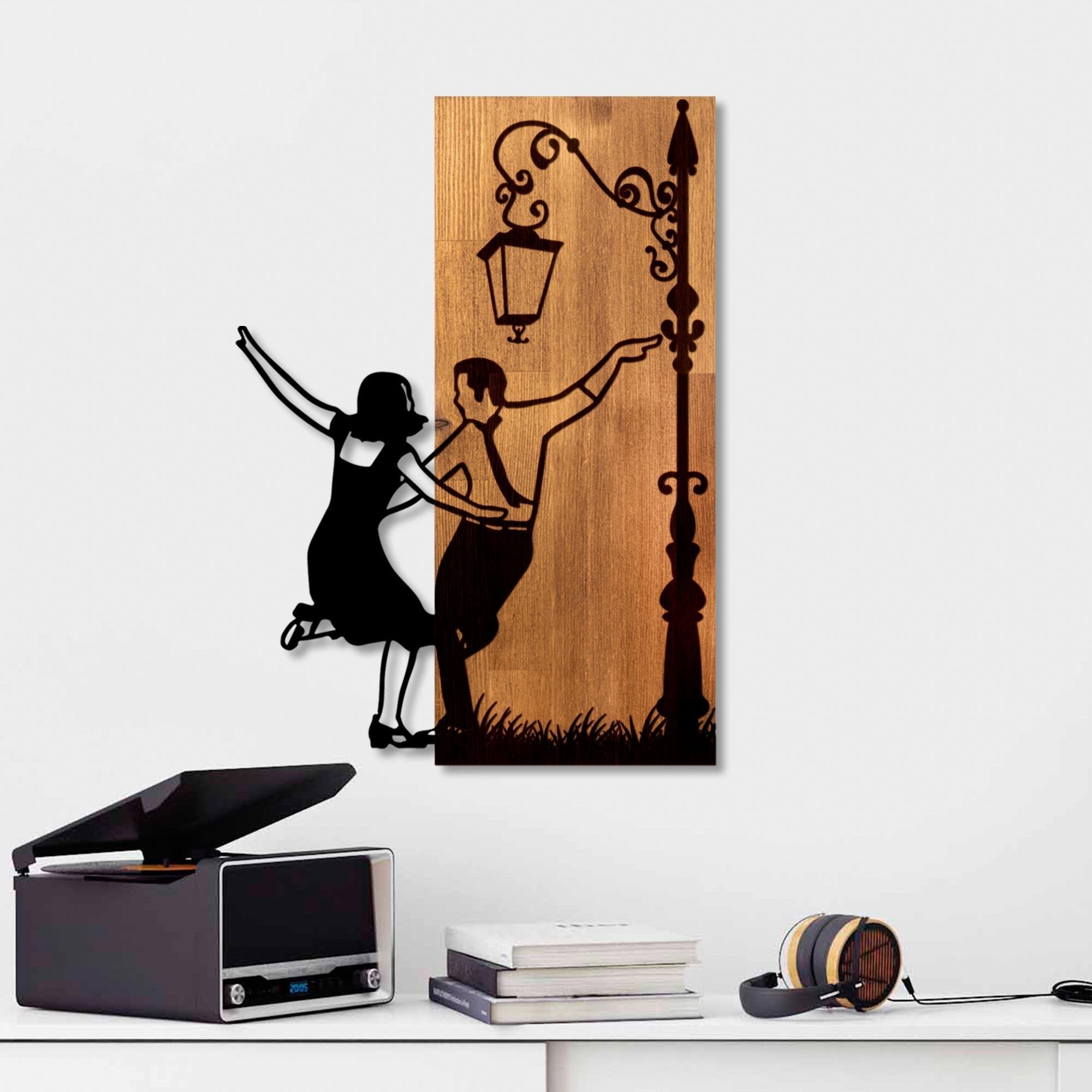 MA-451 Ahşap Metal Duvar Tablosu | ByLamp