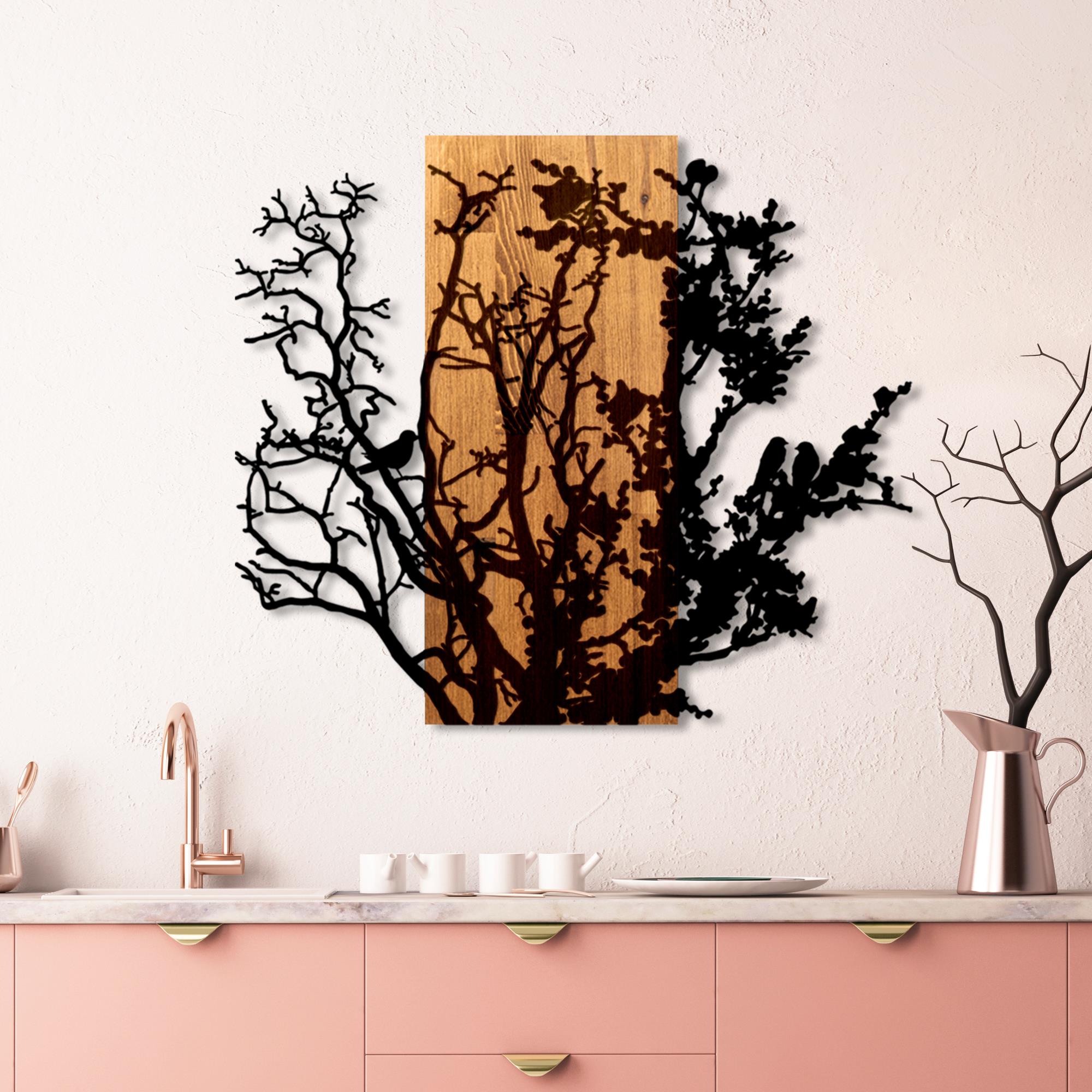 MA-453 Ahşap Metal Duvar Tablosu | ByLamp