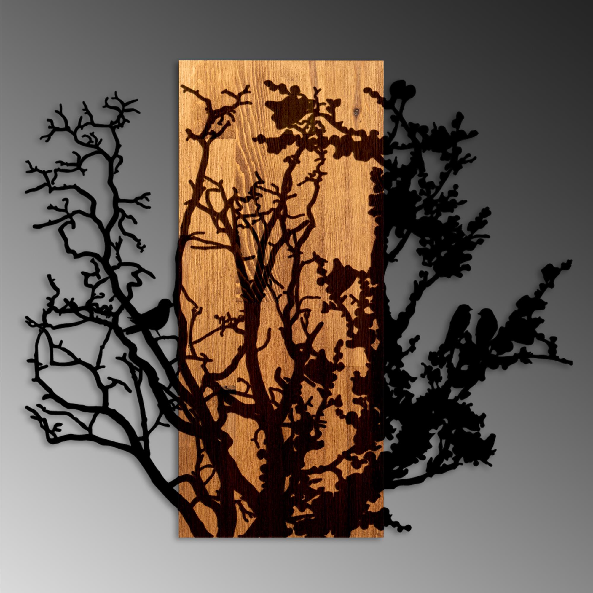 MA-453 Ahşap Metal Duvar Tablosu | ByLamp