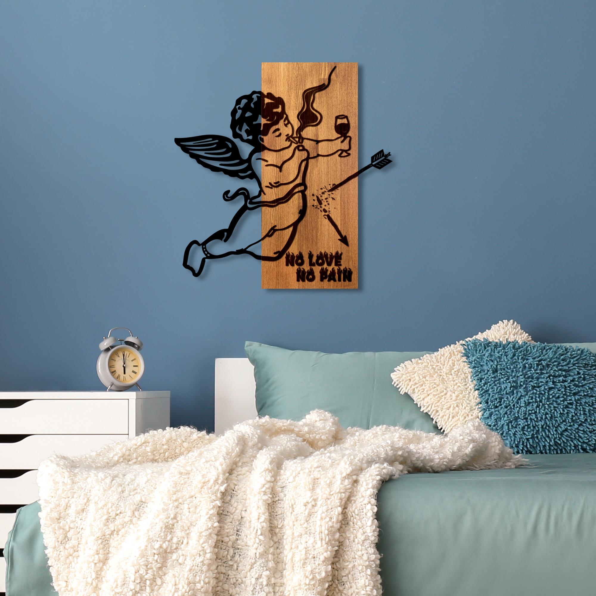 MA-455 Ahşap Metal Duvar Tablosu | ByLamp