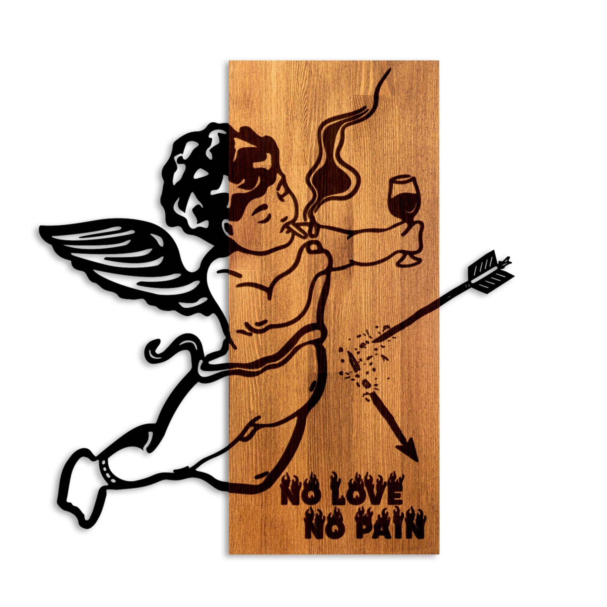 MA-455 Ahşap Metal Duvar Tablosu | ByLamp