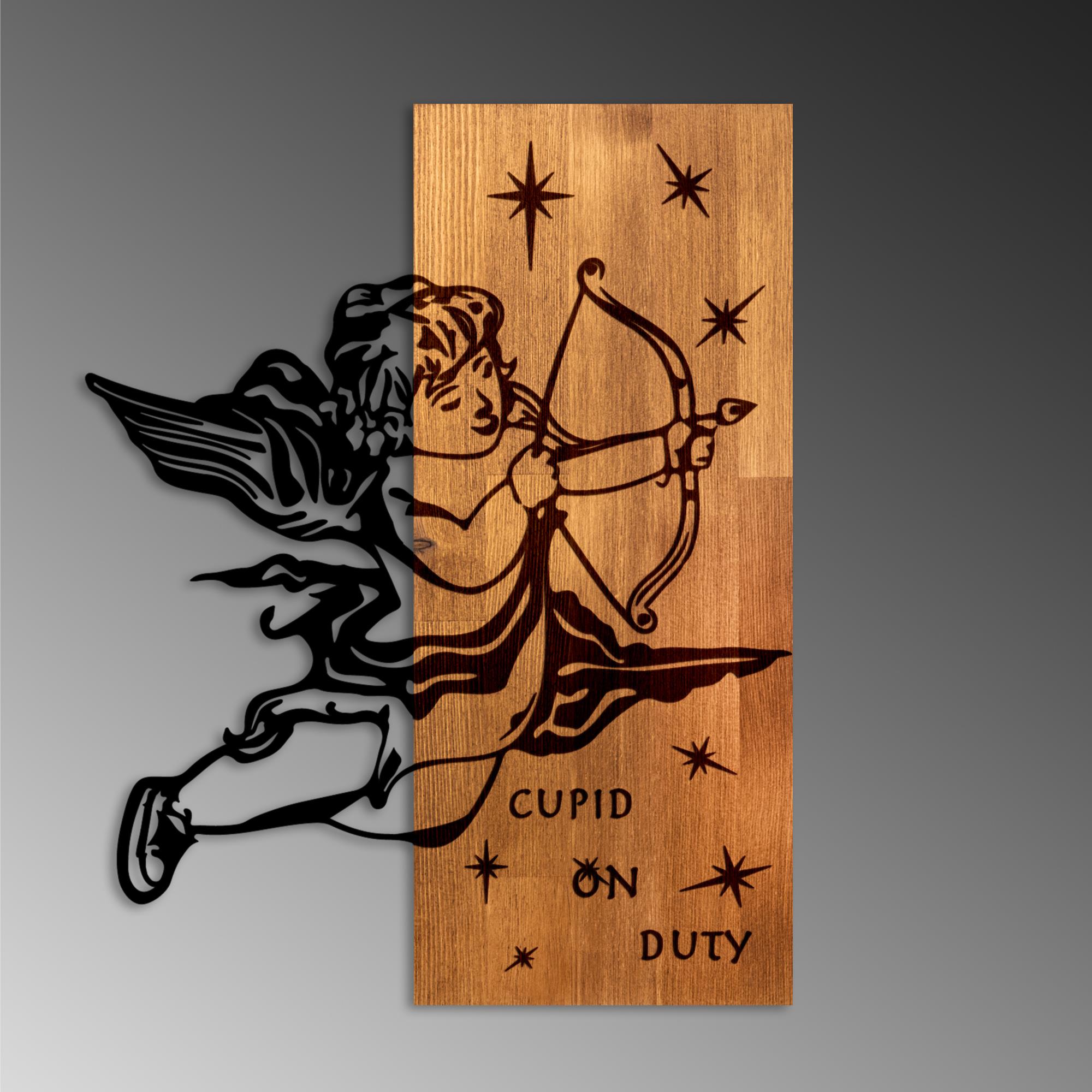 MA-456 Ahşap Metal Duvar Tablosu | ByLamp