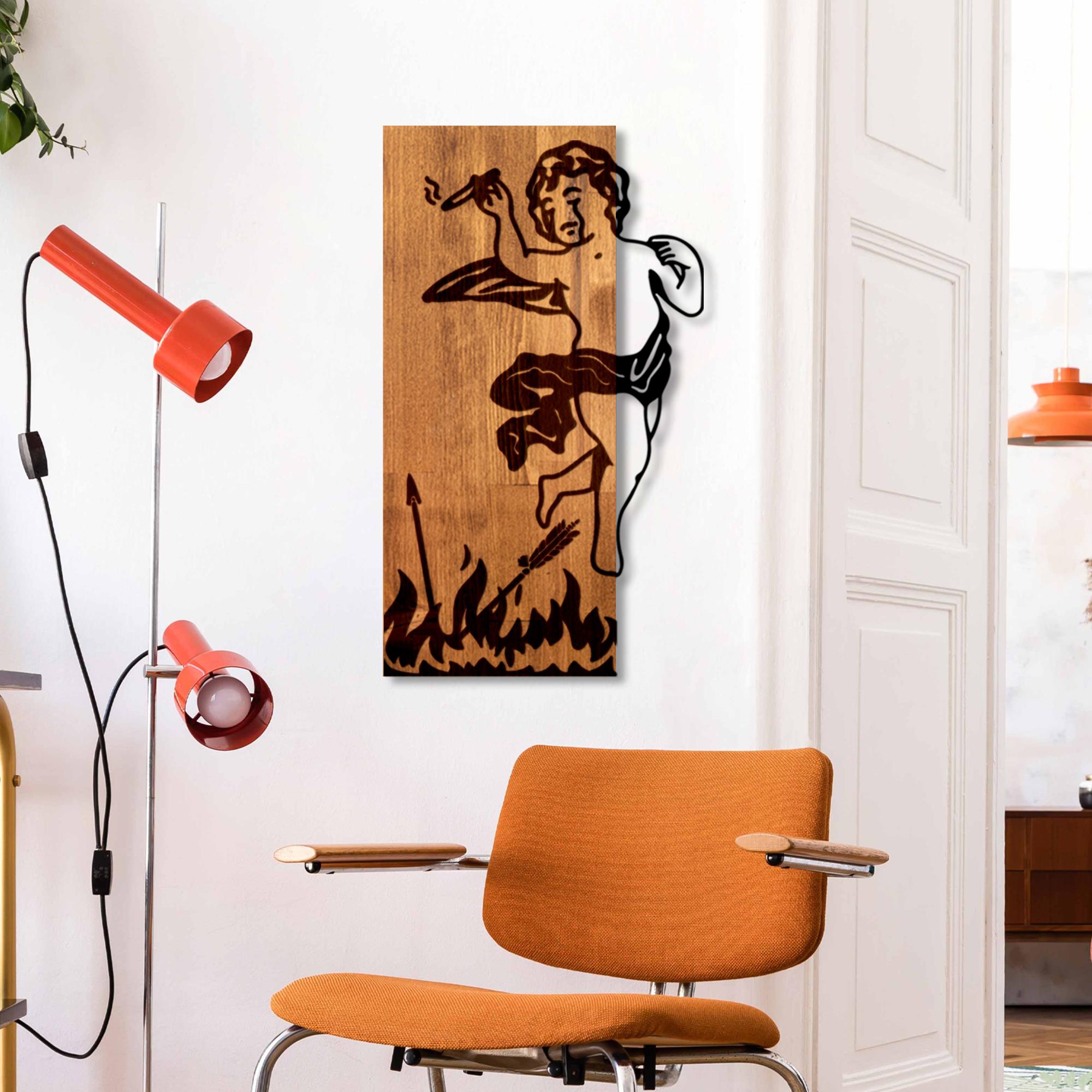 MA-457 Ahşap Metal Duvar Tablosu | ByLamp