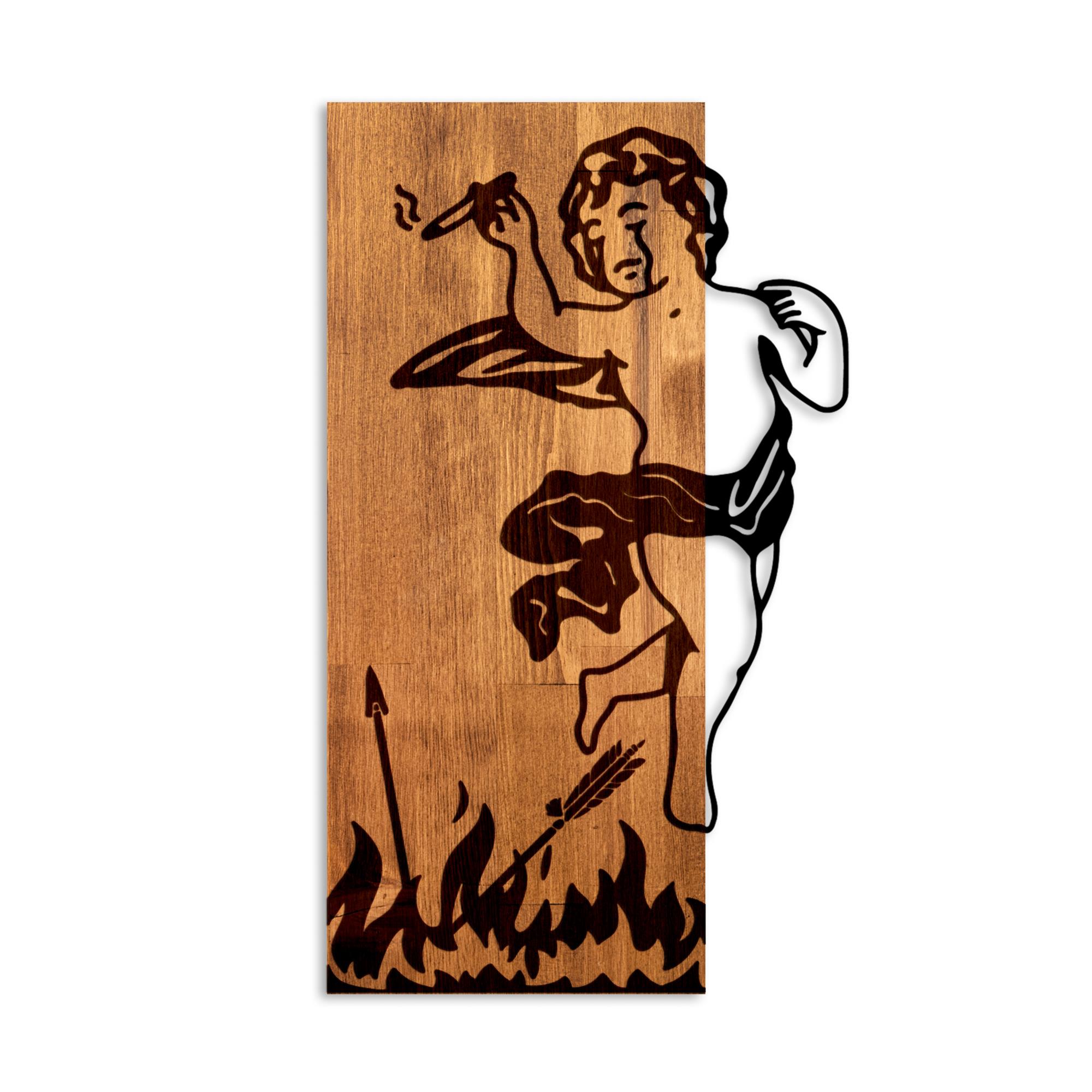 MA-457 Ahşap Metal Duvar Tablosu | ByLamp