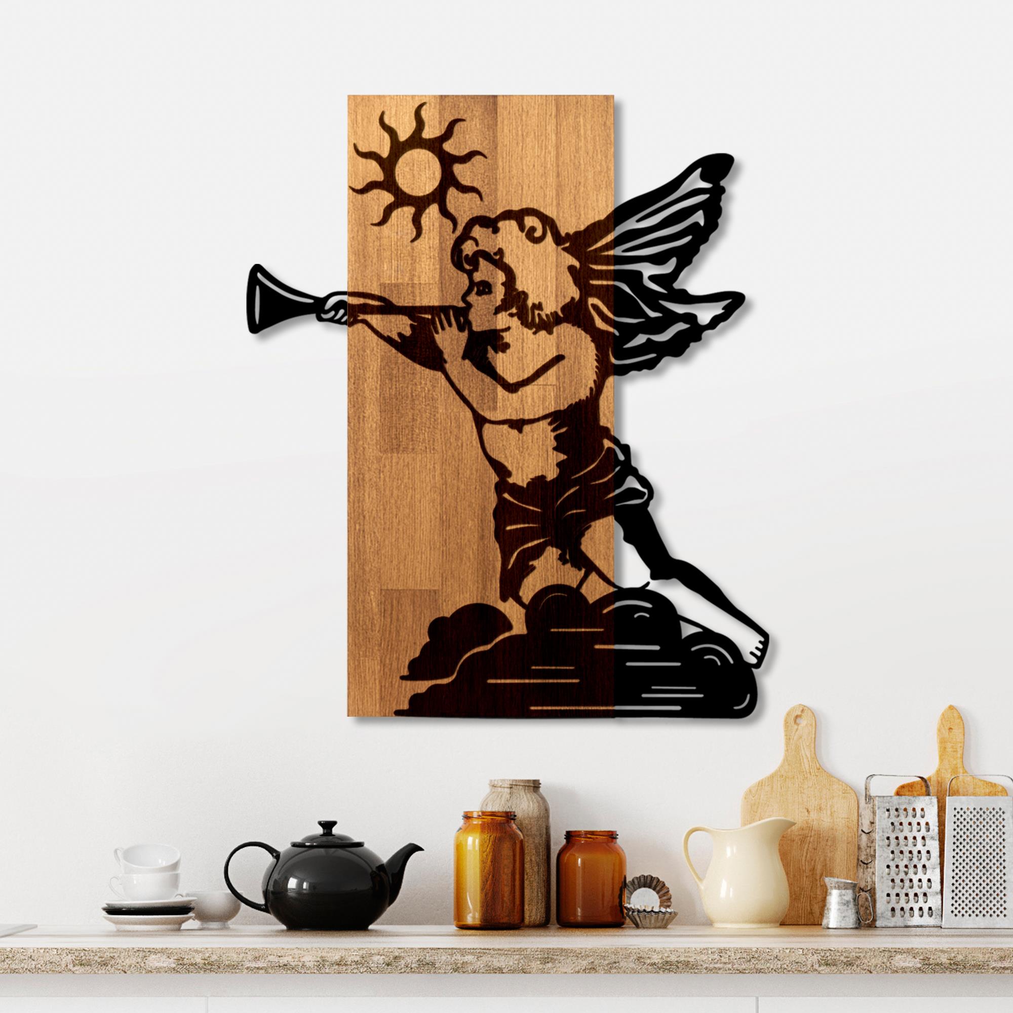 MA-459 Ahşap Metal Duvar Tablosu | ByLamp