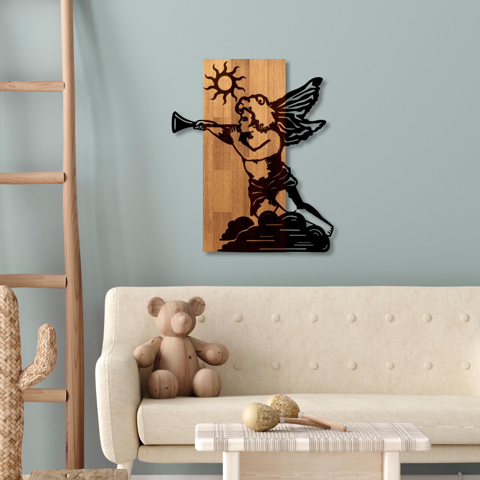 MA-459 Ahşap Metal Duvar Tablosu | ByLamp