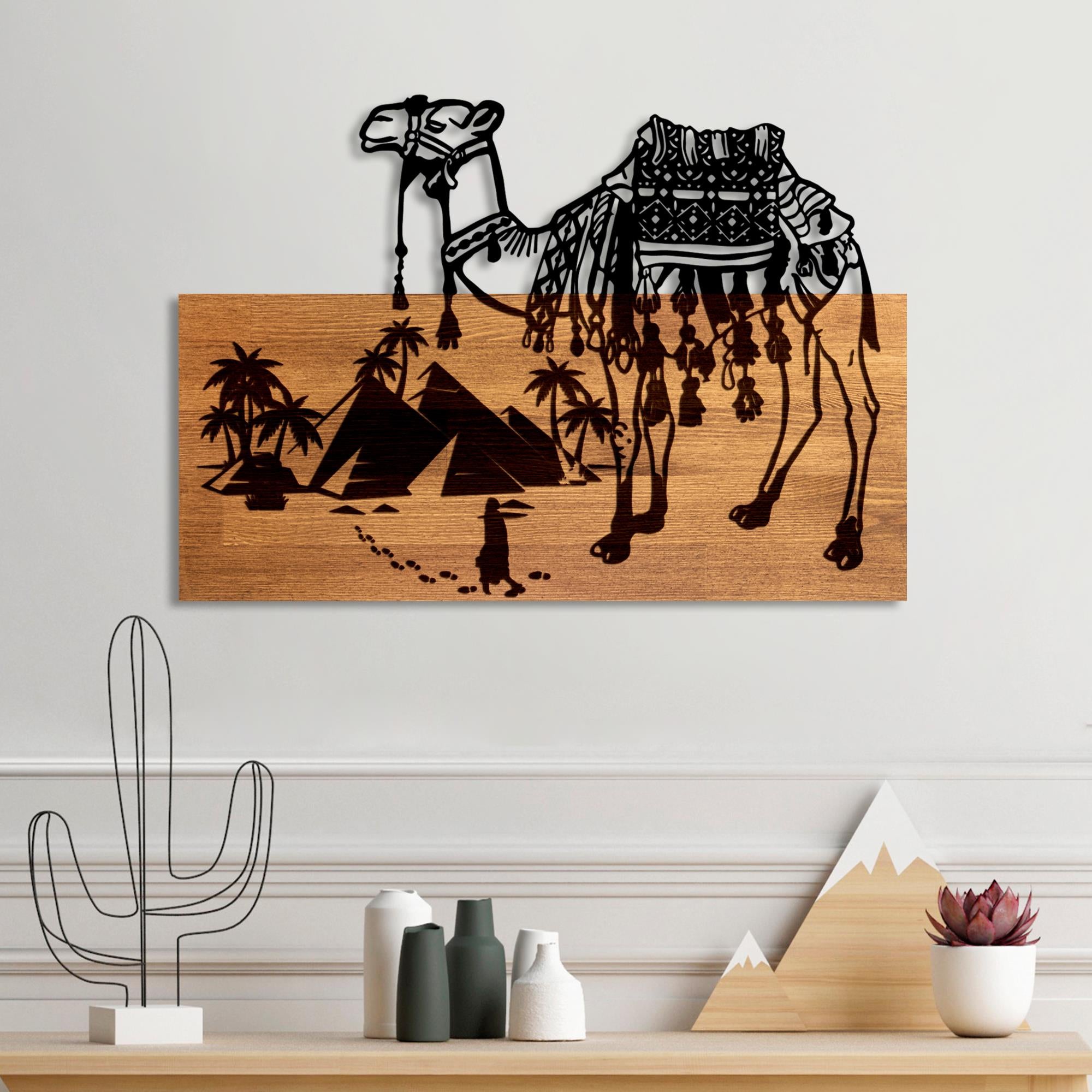 MA-460 Ahşap Metal Duvar Tablosu | ByLamp