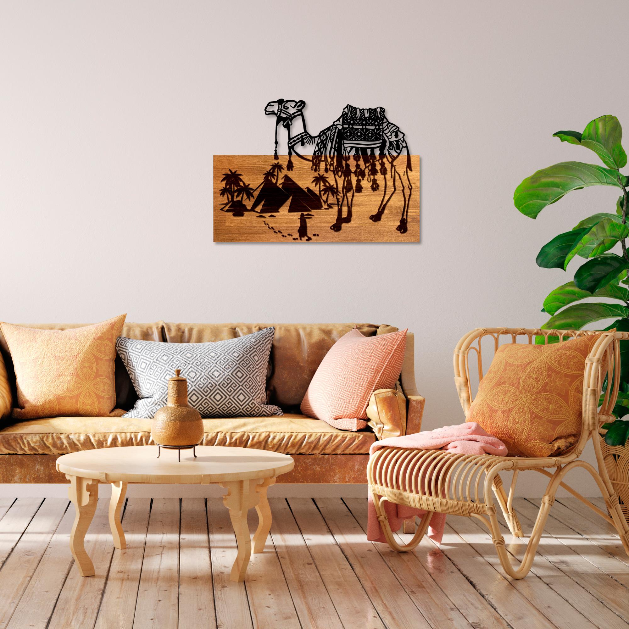 MA-460 Ahşap Metal Duvar Tablosu | ByLamp