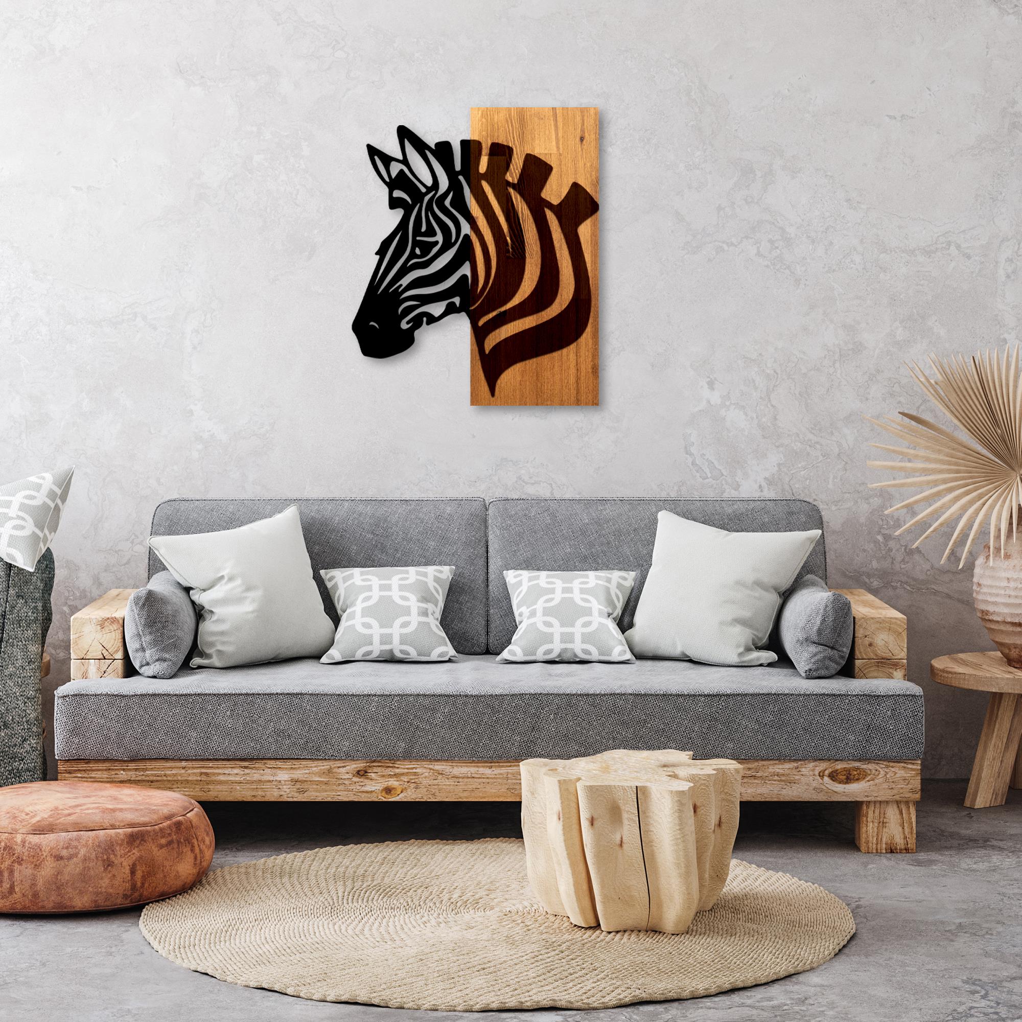 MA-462 Ahşap Metal Duvar Tablosu | ByLamp