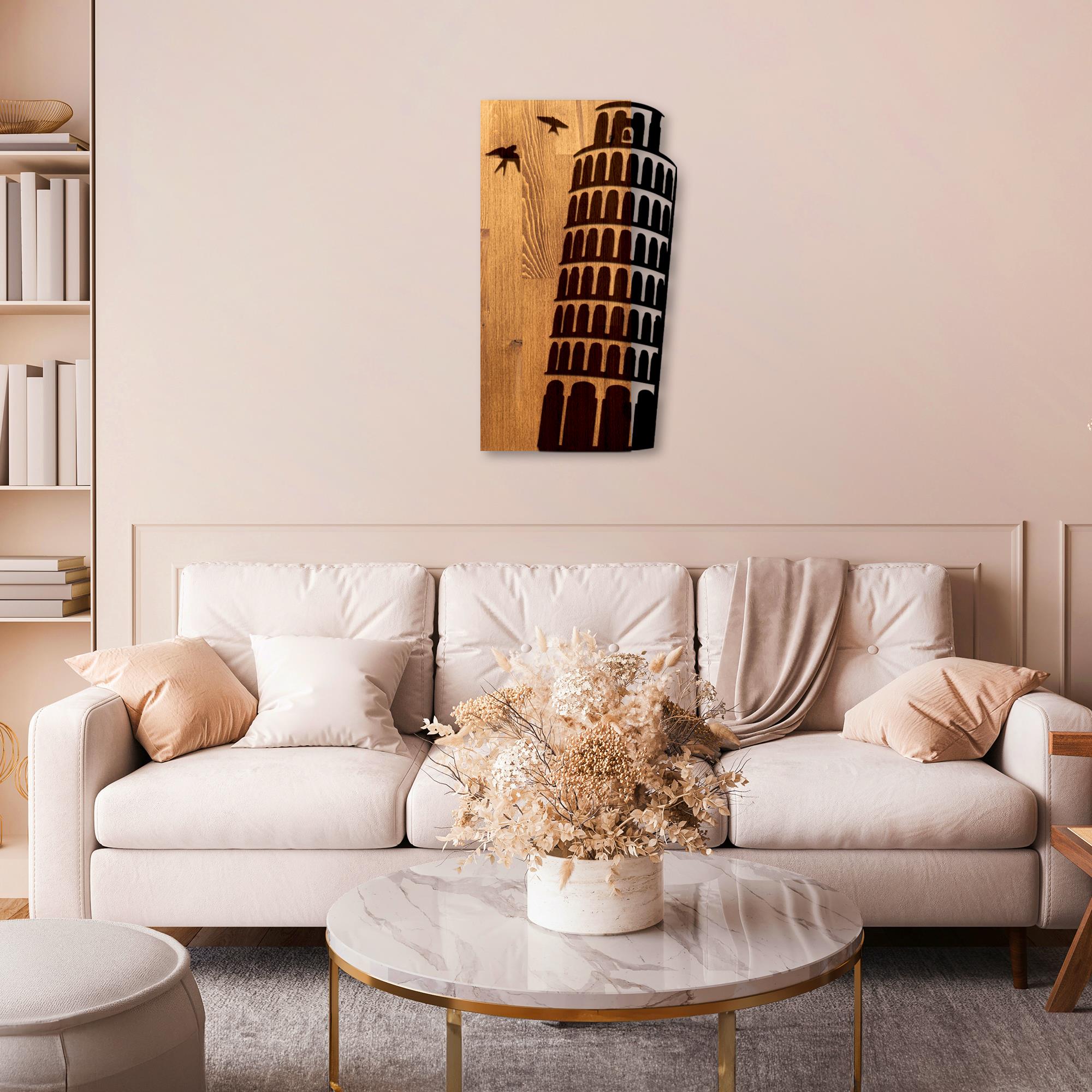 MA-463 Ahşap Metal Duvar Tablosu | ByLamp