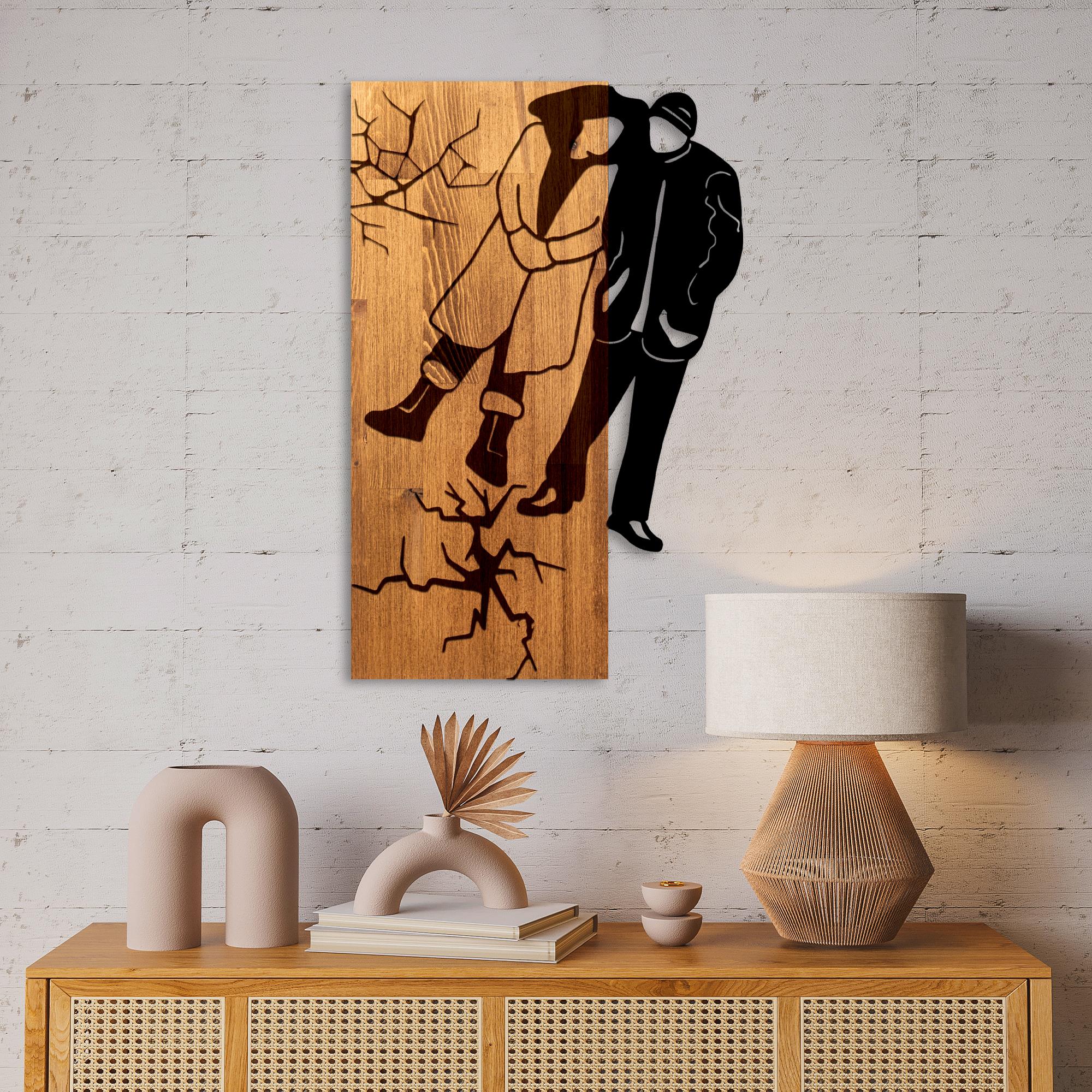 MA-465 Ahşap Metal Duvar Tablosu | ByLamp