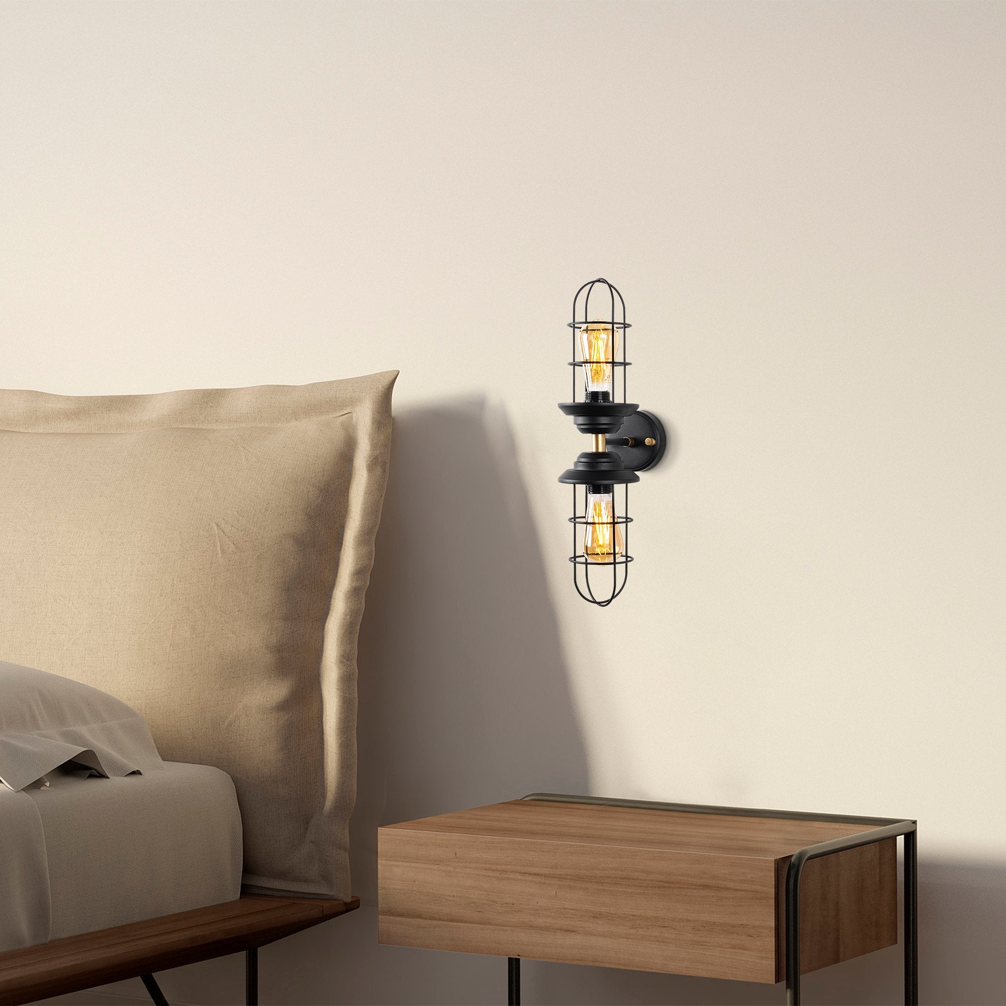 Mahoni 13207 Tel Aplik Duvar Aydınlatma | ByLamp