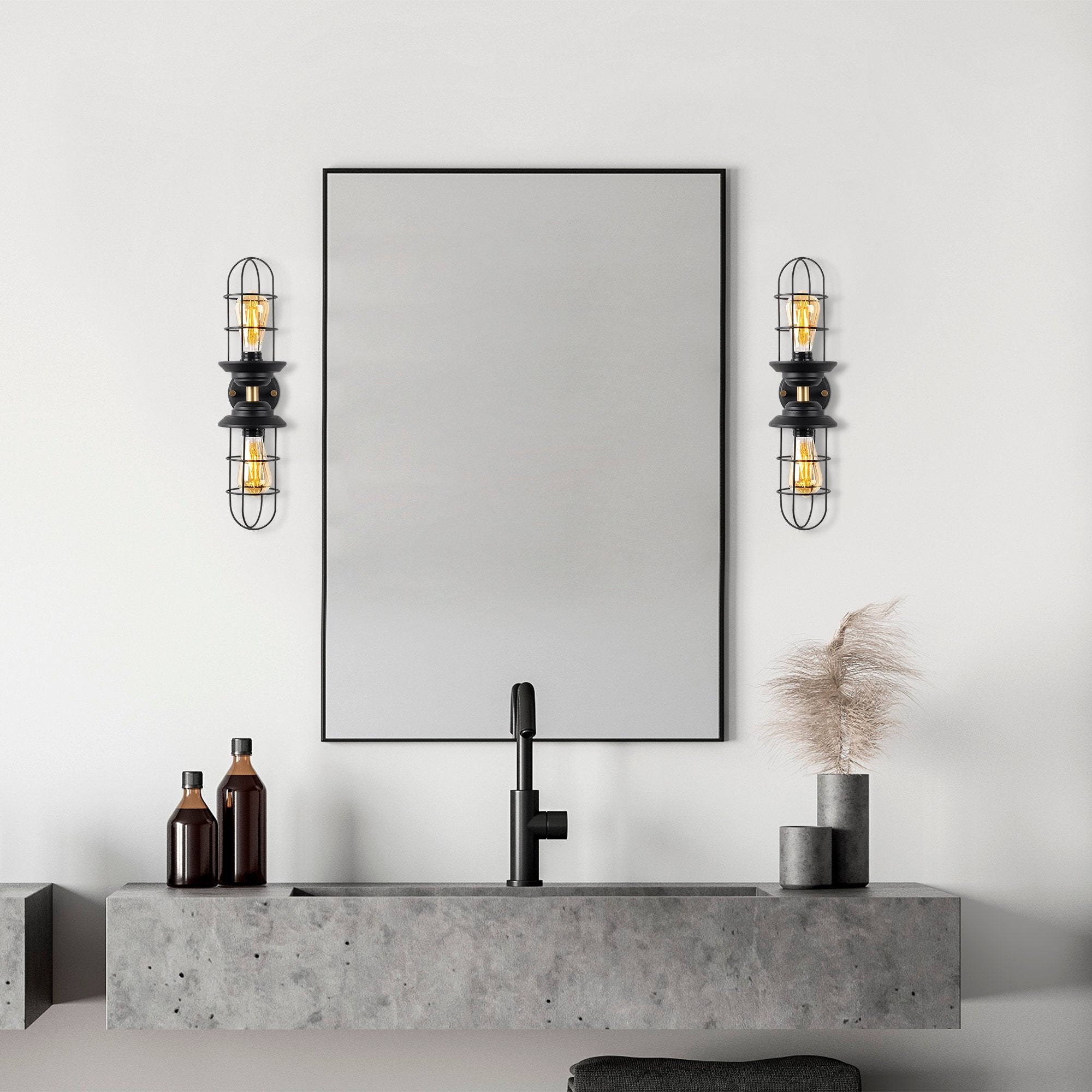 Mahoni 13207 Tel Aplik Duvar Aydınlatma | ByLamp