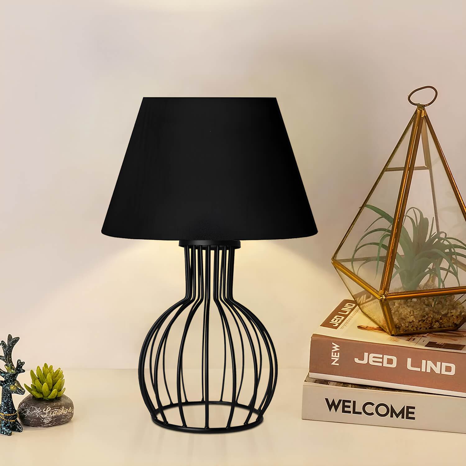 Magnolia Metal Wire Lampshade Black | ByLamp