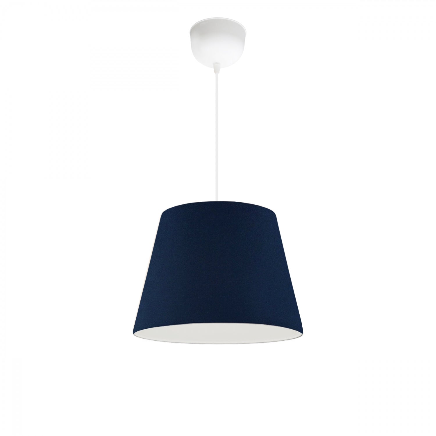 Marine Series 22' Navy Blue Fabric Lampshade Pendant Lamp | ByLamp