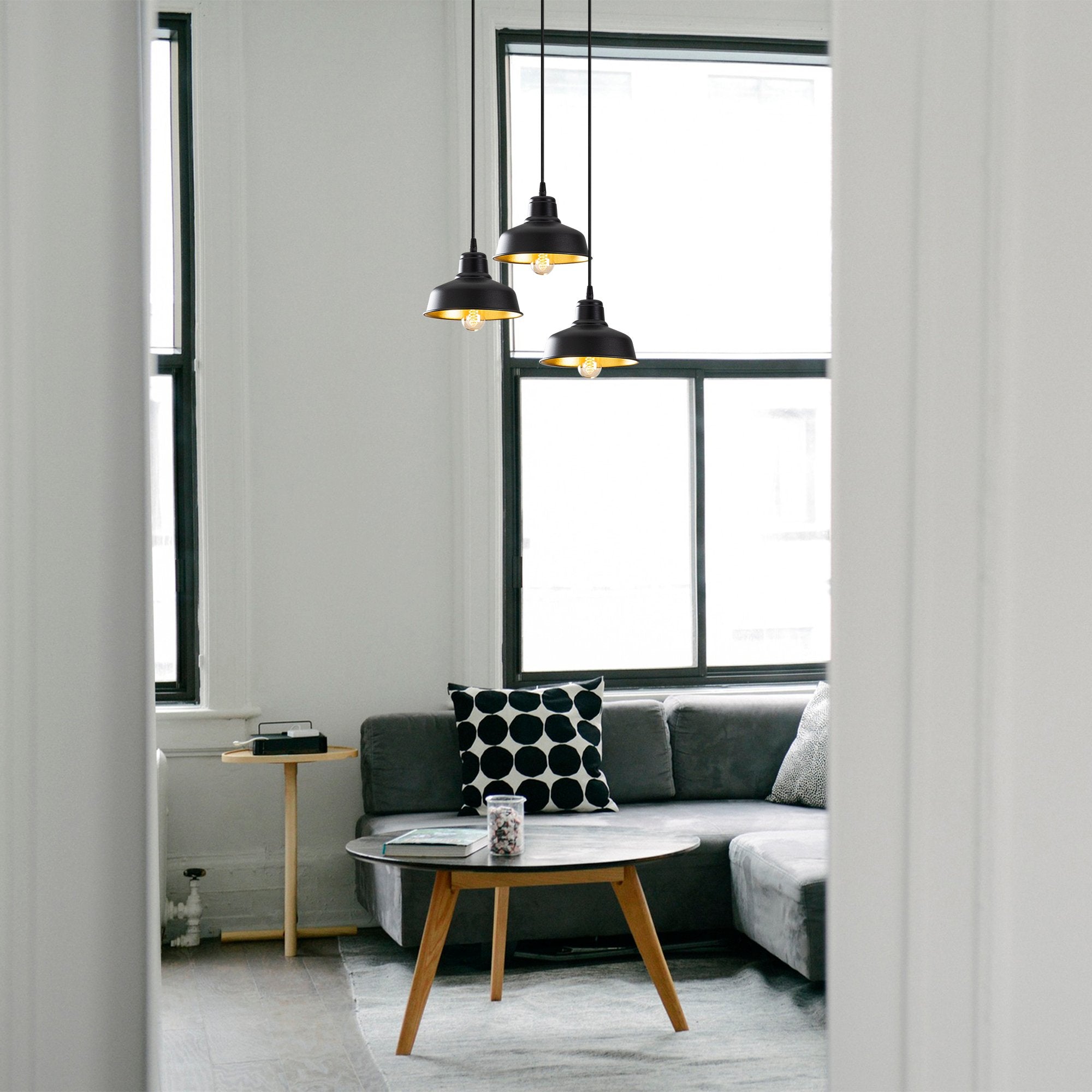 Memati 181 Black 3 Sıvama Sarkıt Aydınlatma | ByLamp