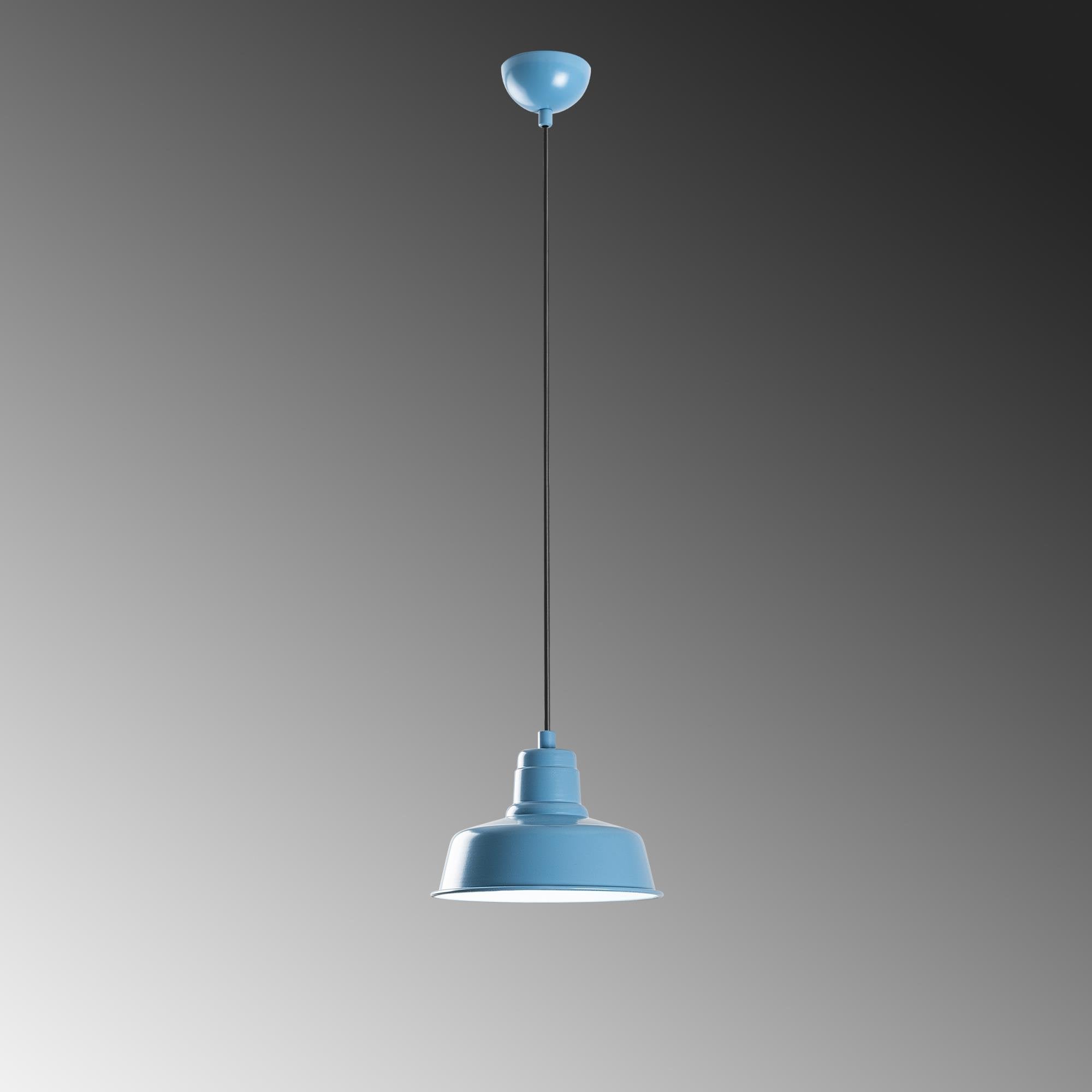 Memati 181 Açık Mavi 1 Sıvama Sarkıt Aydınlatma | ByLamp