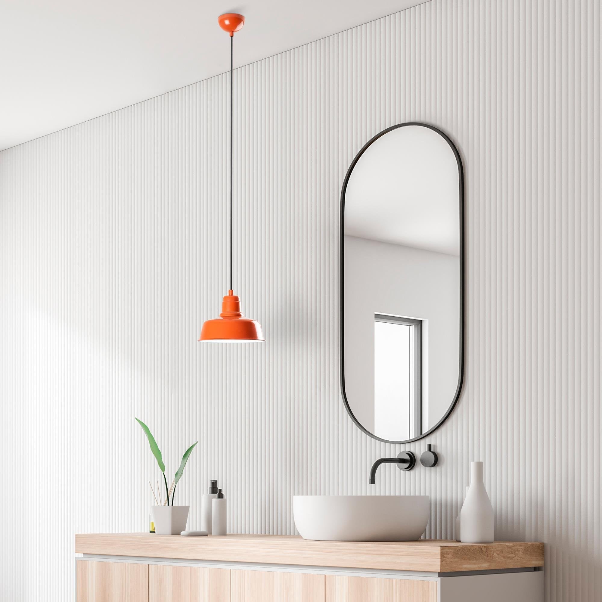 Memati 181 Turuncu 1 Sıvama Sarkıt Aydınlatma | ByLamp