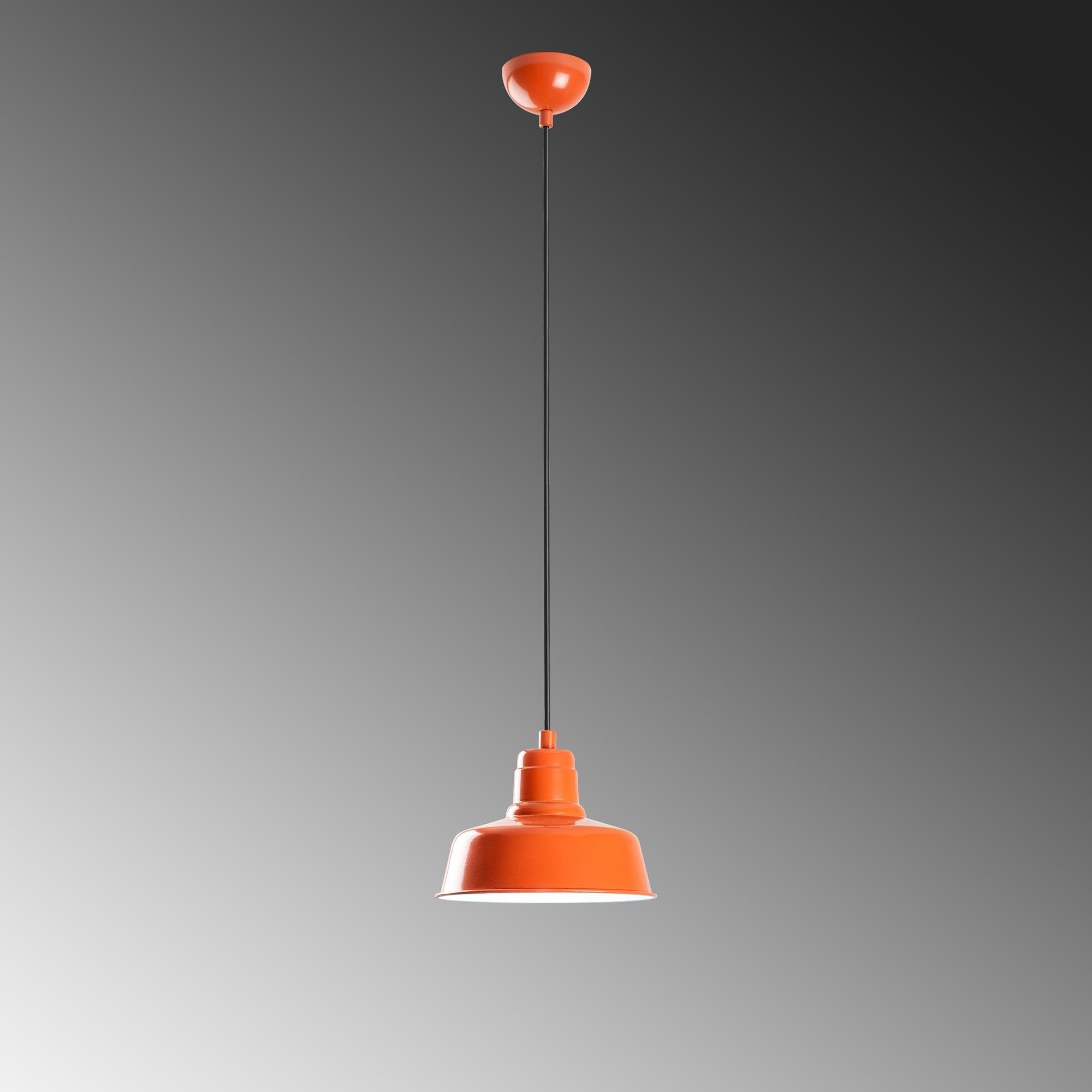 Memati 181 Turuncu 1 Sıvama Sarkıt Aydınlatma | ByLamp