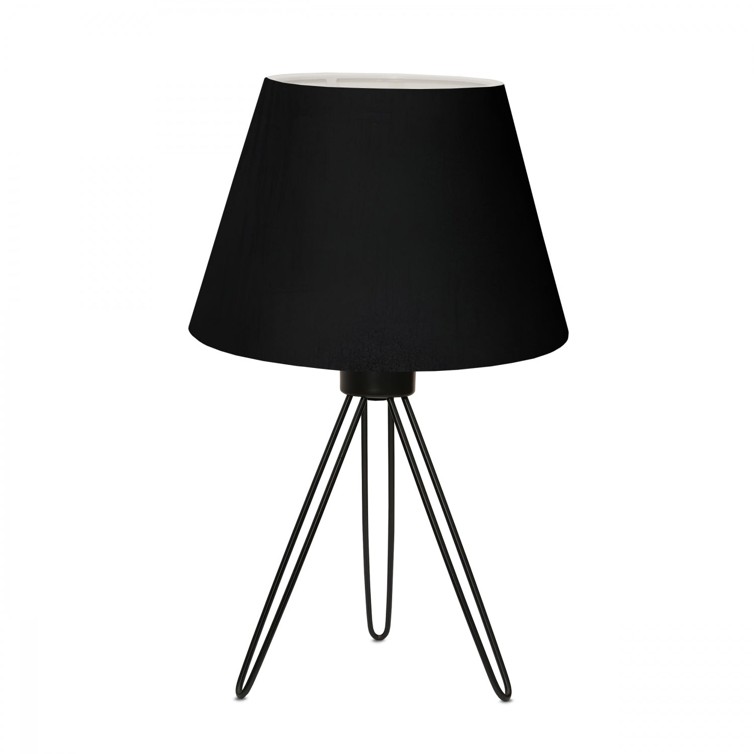 Metal Tripod Lampshade - Black / Antique - 26 cm | ByLamp