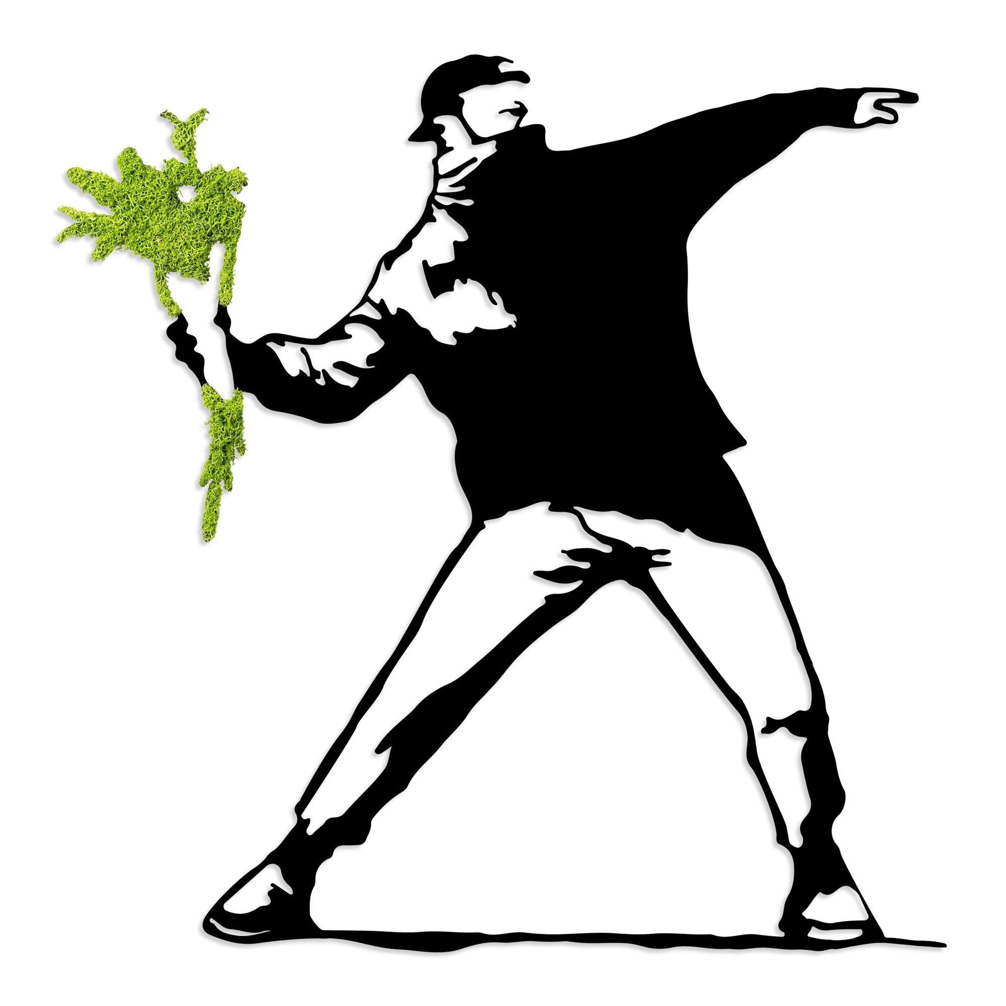 MODEL-1064-A Dekoratif Yosun Duvar Tablosu | ByLamp