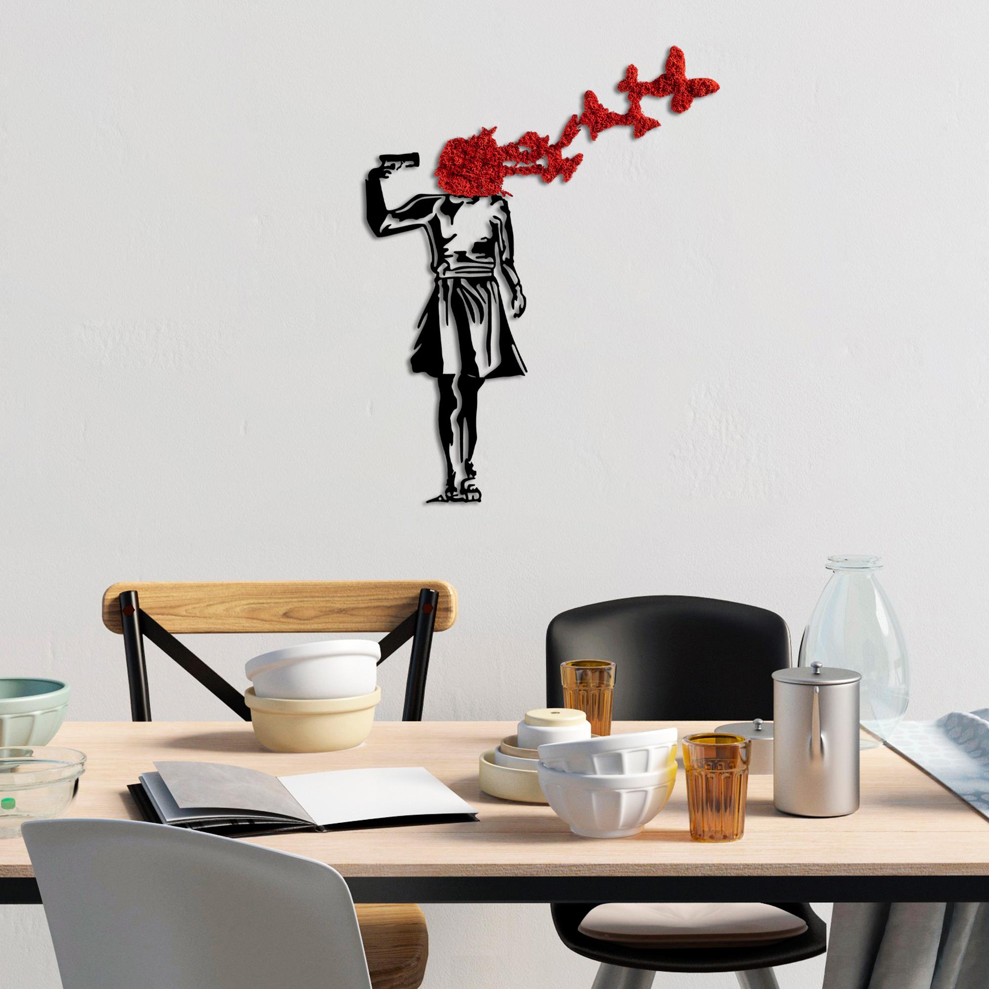 MODEL-427-A Dekoratif Yosun Duvar Tablosu | ByLamp