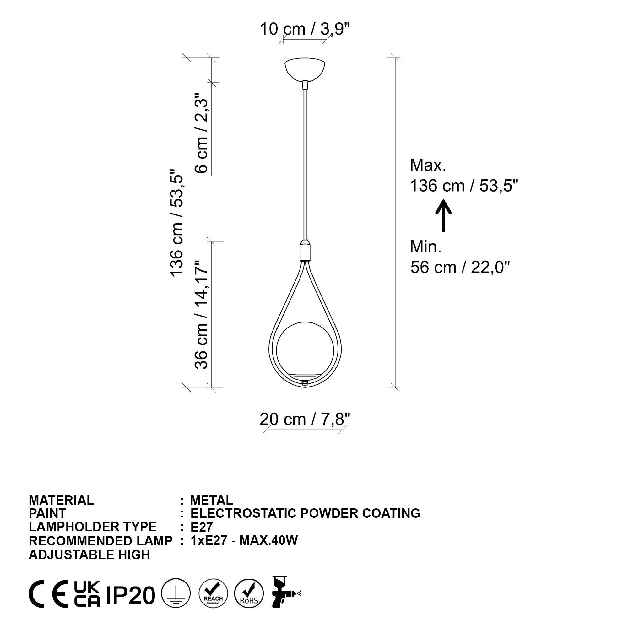 Mudoni MR 937 1 Cam Sarkıt Aydınlatma | ByLamp