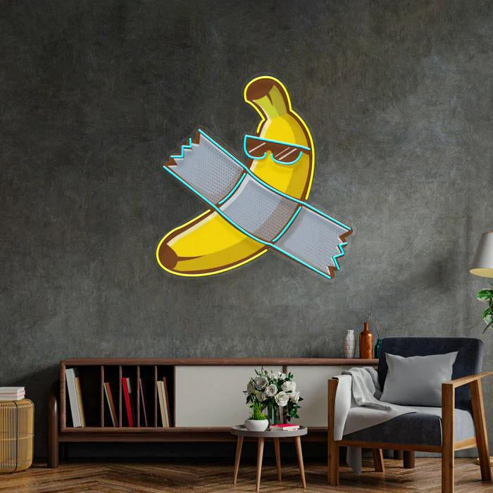 Banana and Tape Figured LED Neon Lamp